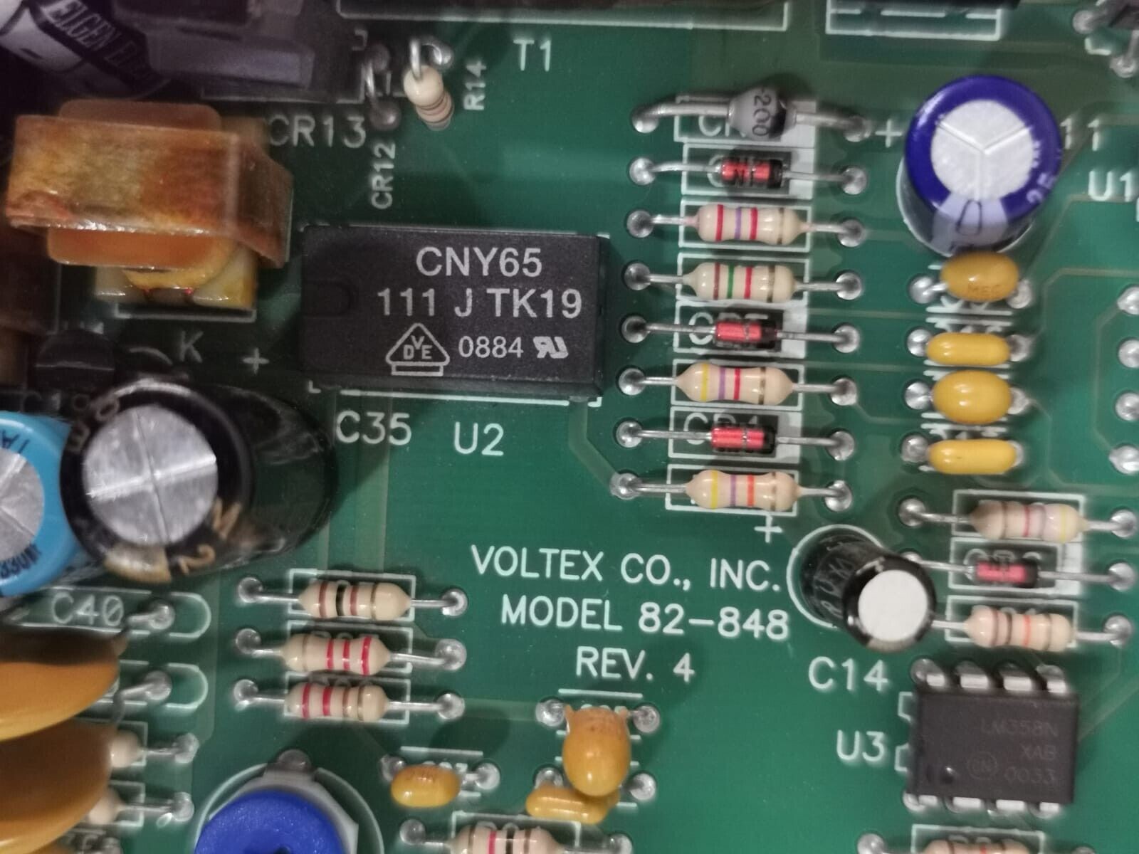 VOLTEX 82-848 VOLTEX 82-848 REV.4 POWER SUPPLY BOARD for SIEMENS SITRANS FUS1010 2
