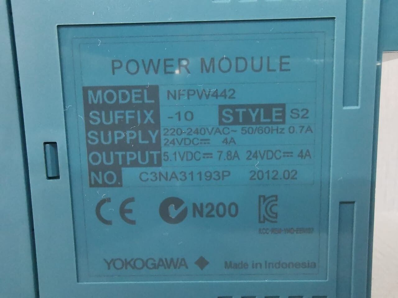 Yokogawa NFPW442-10 S2 YOKOGAWA NFPW442 POWER MODULE NFPW442-10 S2 3