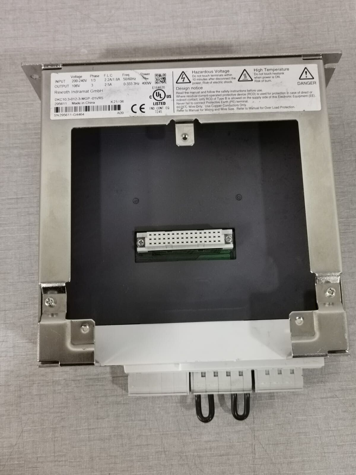 Rexroth DKC10.3-012-3-MGP-01VRS Rexroth ECODRIVE Cs DKC10.3-012-3-MGP-01VRS - No Back Cover 8