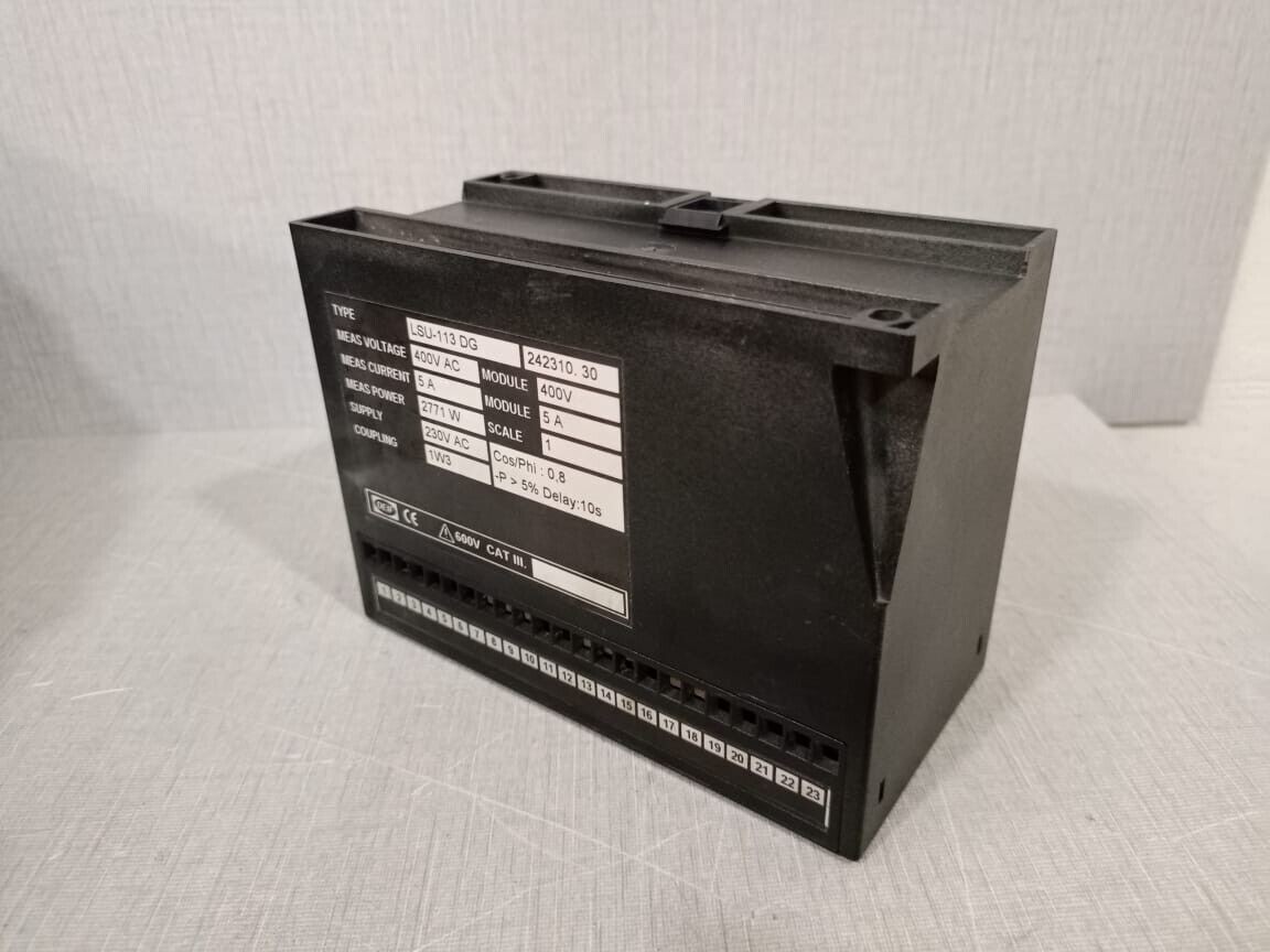 DEIF 242310.30 DEIF LSU-113DG 242310.30 LOAD SHARING UNIT 230VAC 400V 5A- W/O FRONT COVER 4