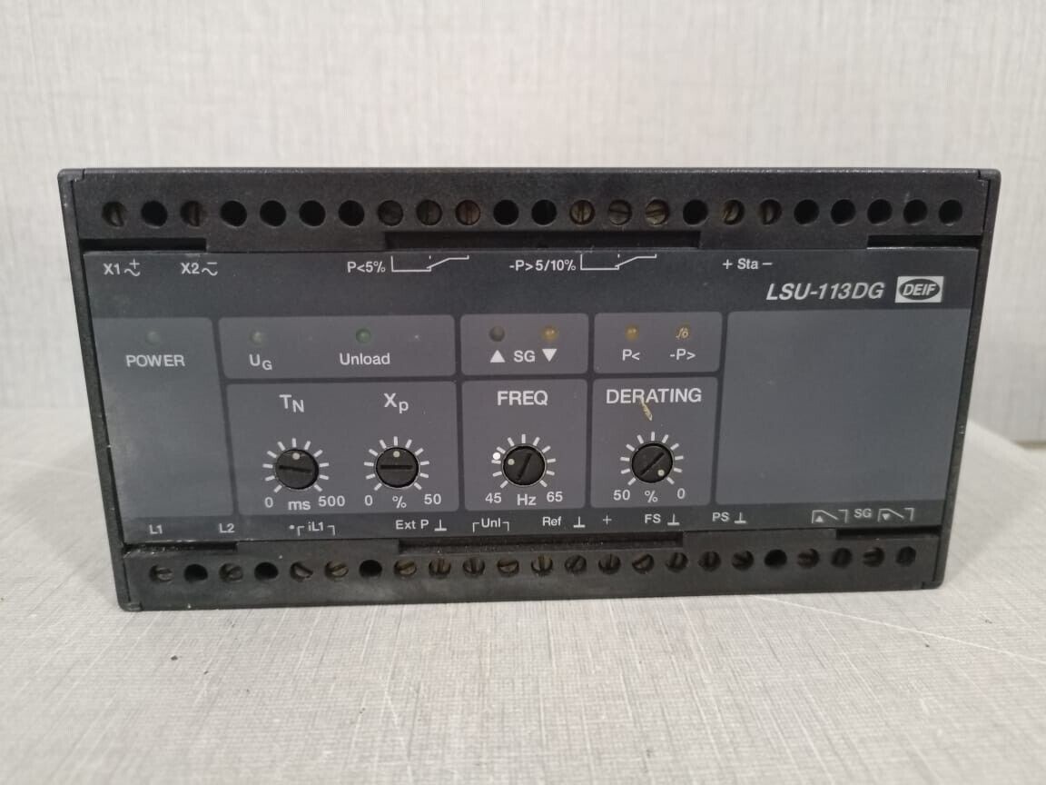 DEIF 242310.30 DEIF LSU-113DG 242310.30 LOAD SHARING UNIT 230VAC 400V 5A- W/O FRONT COVER 1