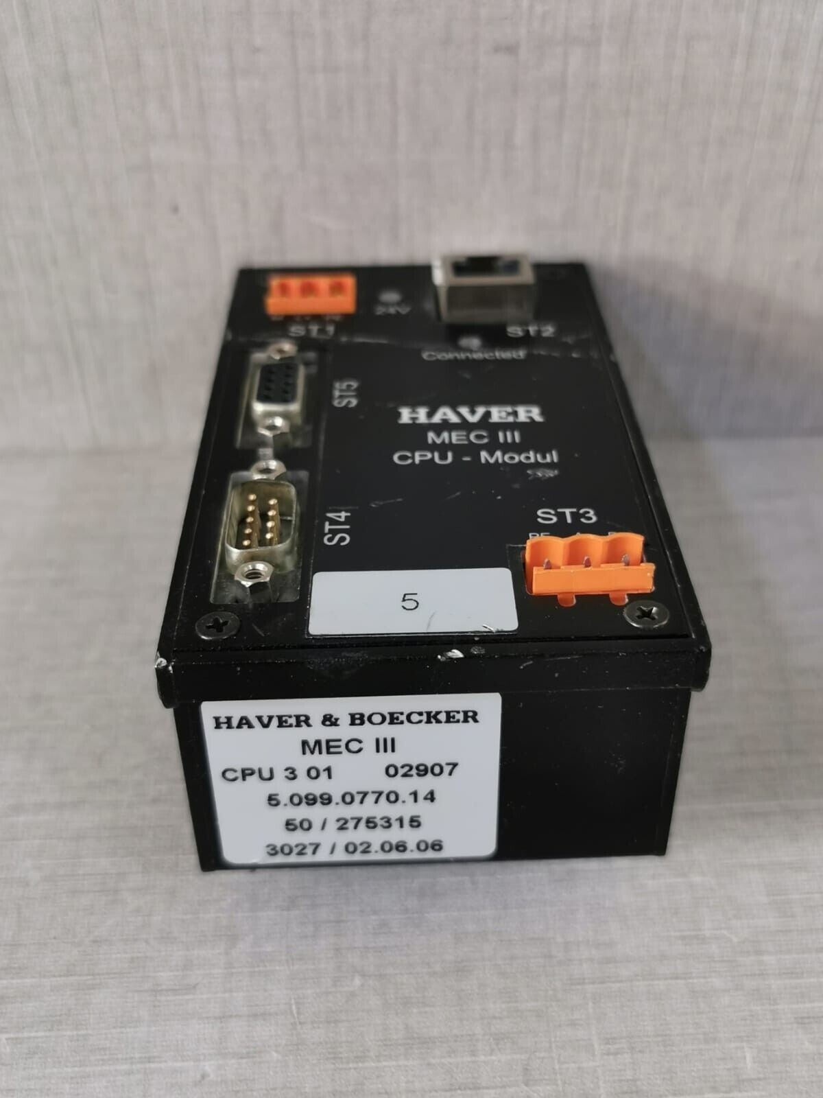 Haver & Boecker 5.099.0770.14 Haver & Boecker MEC III CPU-Modul 5.099.0770.14 4