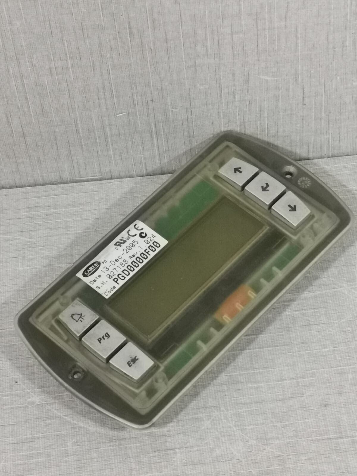 CAREL PGD0000F00 CAREL PGD0000F00 REV 1.024 PCO GRAPHIC DISPLAY- WITHOUT BACK COVER 4