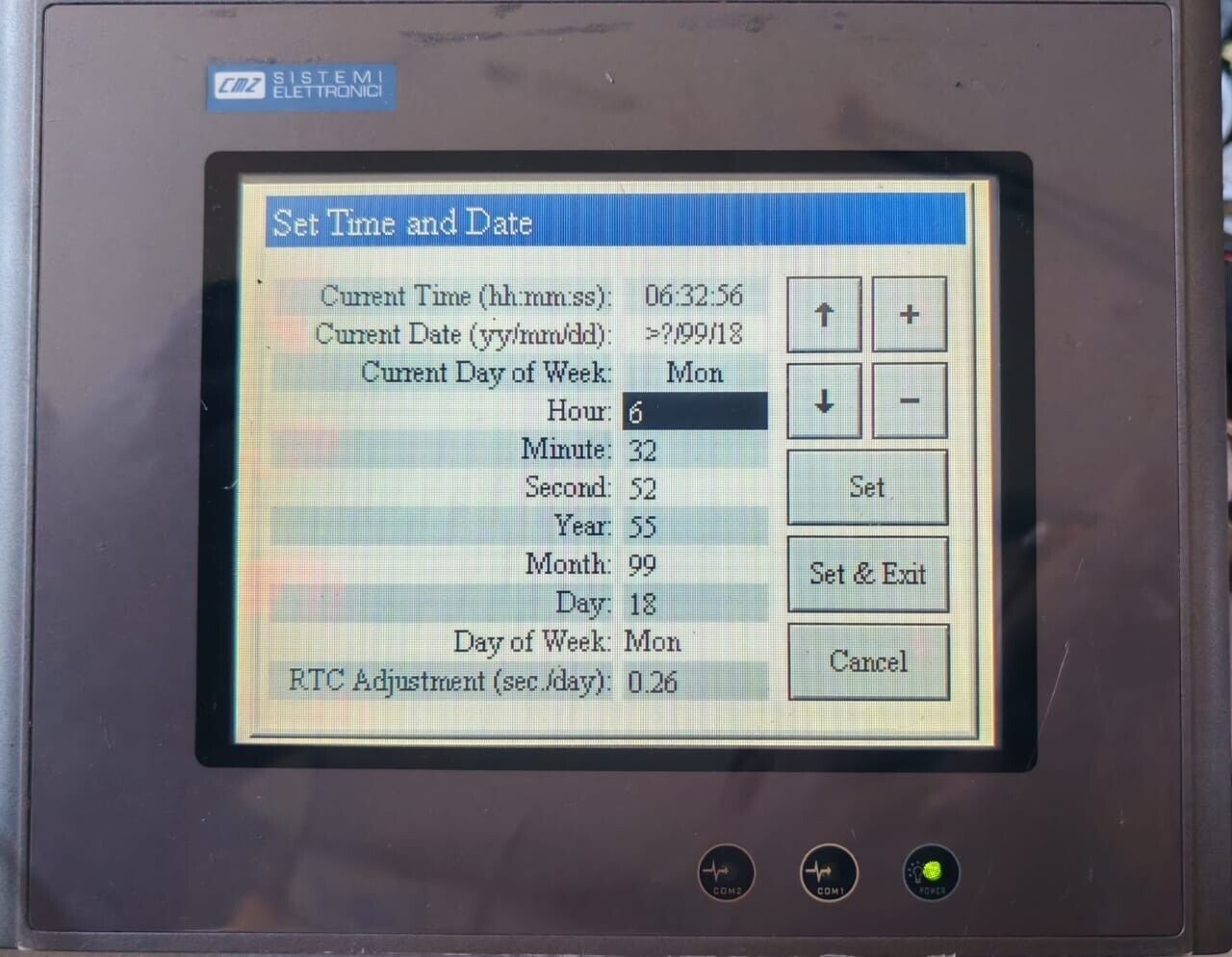 CMZ MMPV057-TST2A-F0R1 CMZ MMPV057-TST2A-F0R1 V1.4-1.9-CAD LCD TOUCH CONTROL PANEL-TRIED & TESTED 2