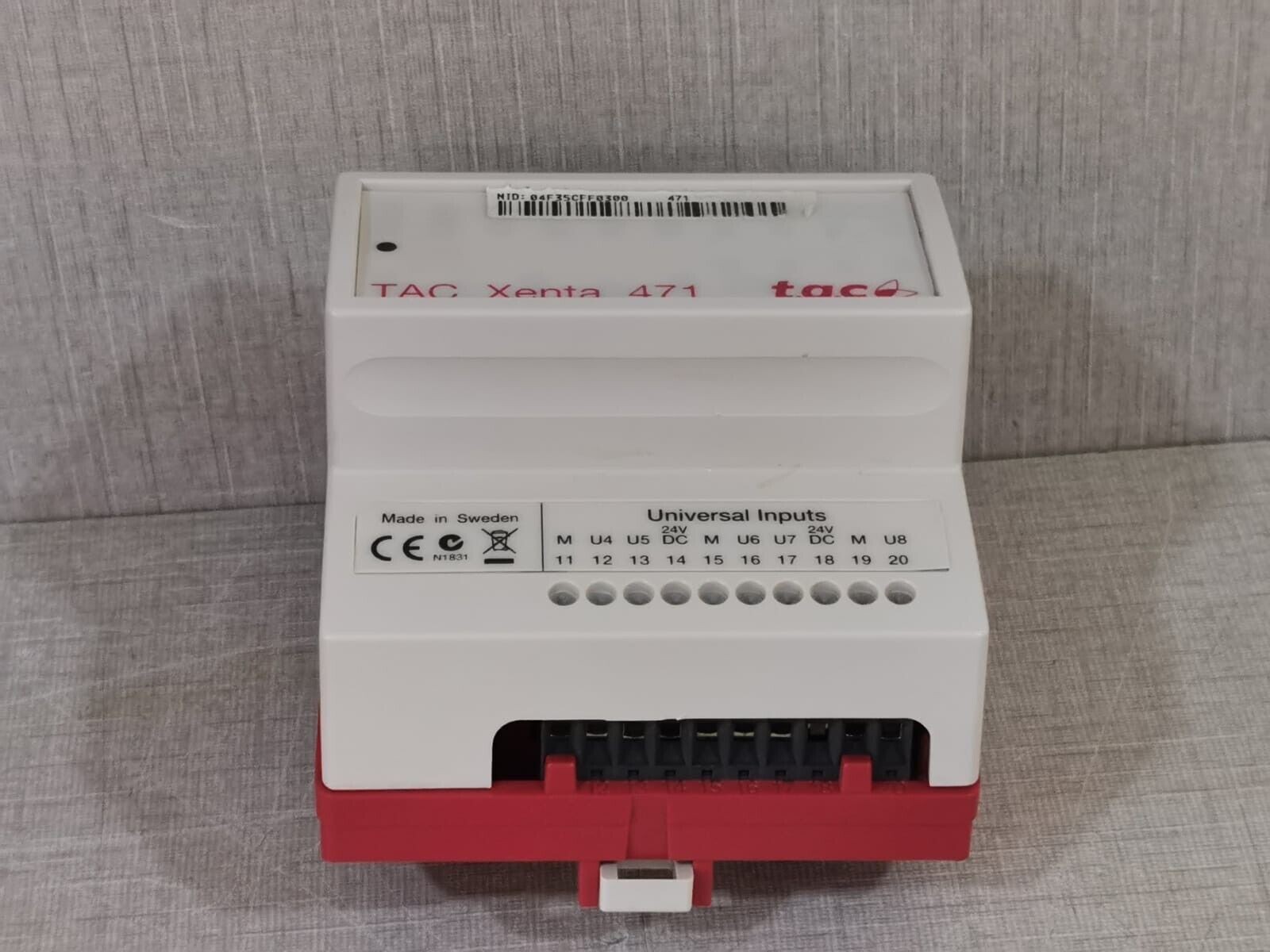 TAC Xenta 007302910 TAC Xenta 471 Analog Input Module 007302910 Ver. 1.04 3