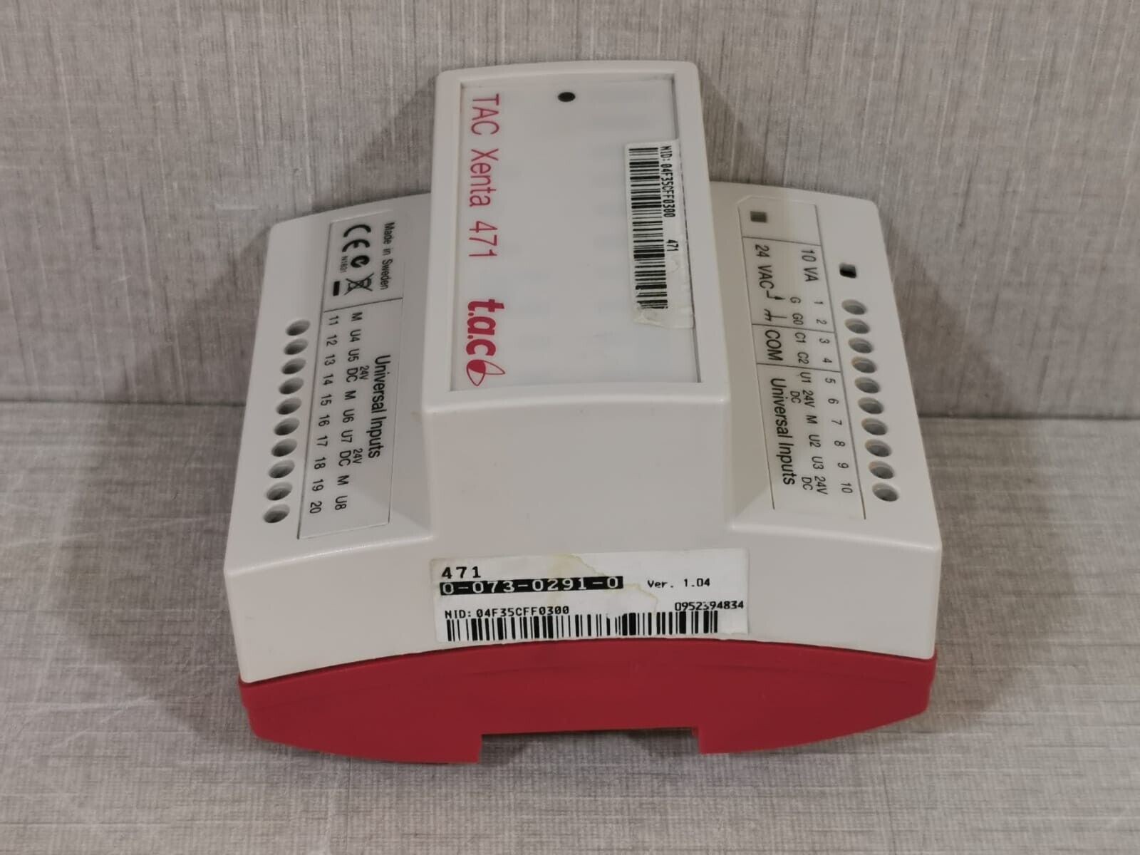 TAC Xenta 007302910 TAC Xenta 471 Analog Input Module 007302910 Ver. 1.04 6