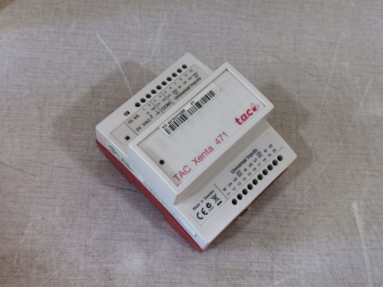 TAC Xenta 007302910 TAC Xenta 471 Analog Input Module 007302910 Ver. 1.04 8