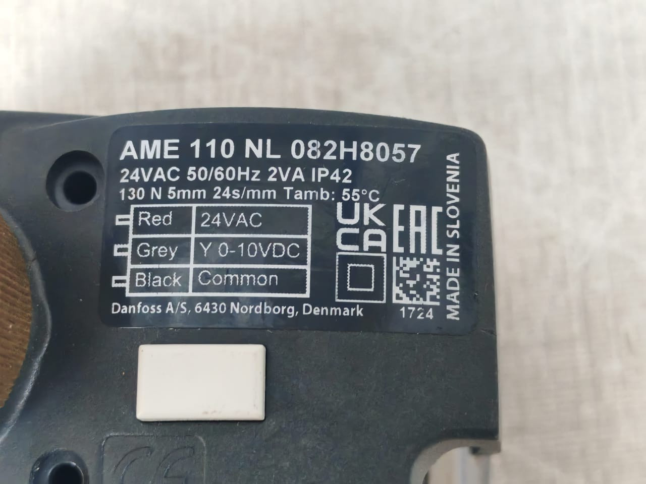 Danfoss 082H8057 Danfoss AME 110 NL Valve Actuator 082H8057 3