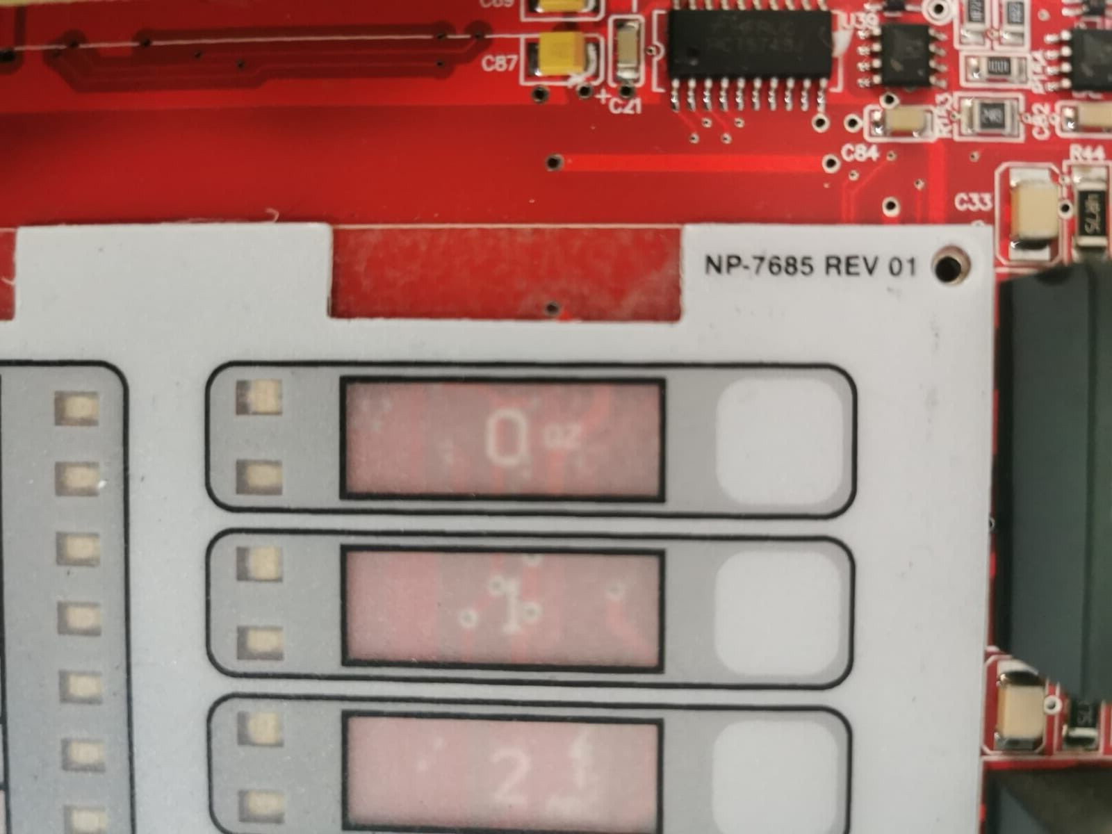 Mircom NP-6109 R.4 MIRCOM NP-6109 R.4 FIRE ALARM SUB-ASSEMBLY 3PBL /NP-7685 REV.01 4
