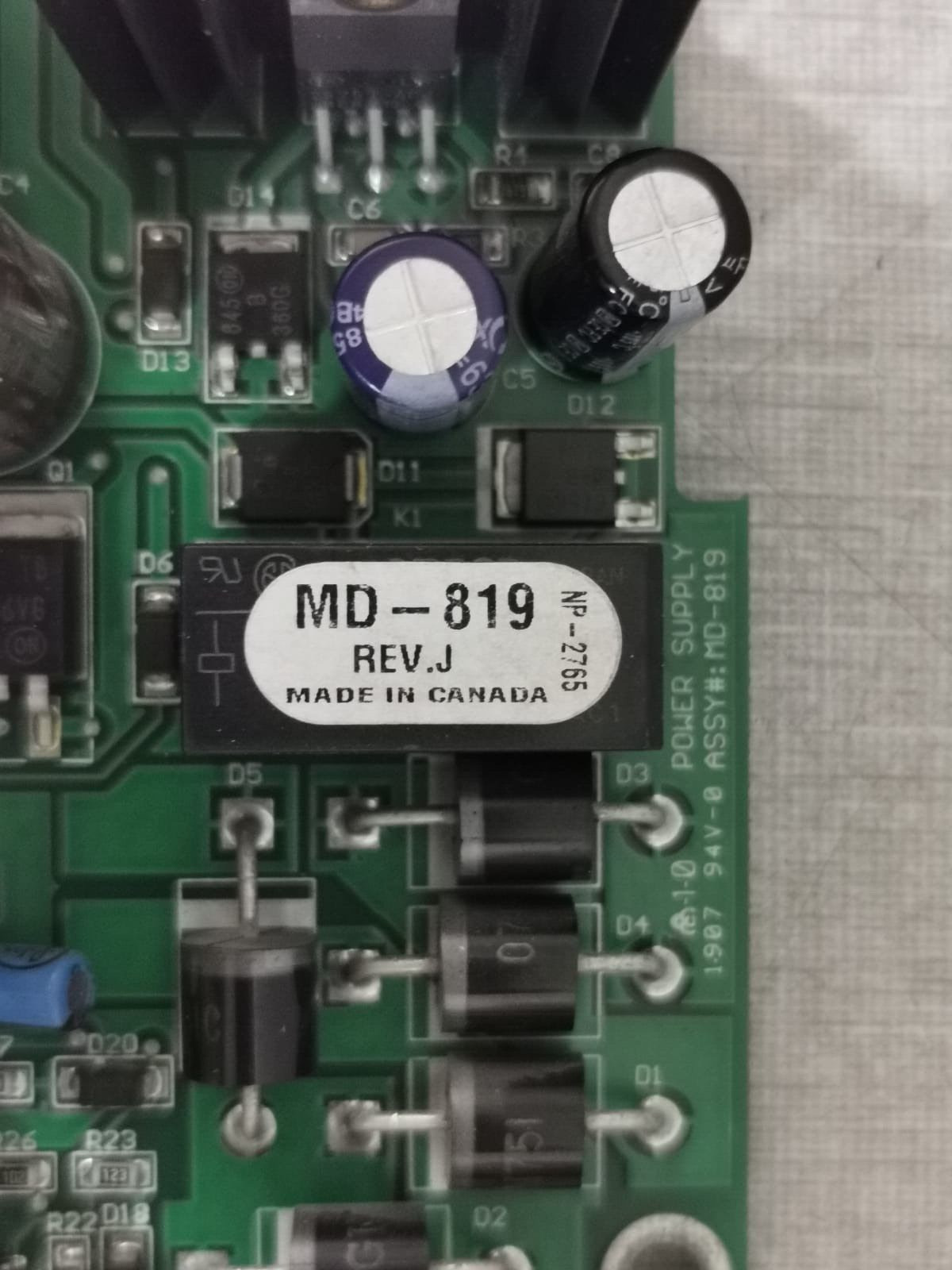 Mircom NP-6109 R.4 MIRCOM NP-6109 R.4 FIRE ALARM SUB-ASSEMBLY 3PBL /NP-7685 REV.01 5