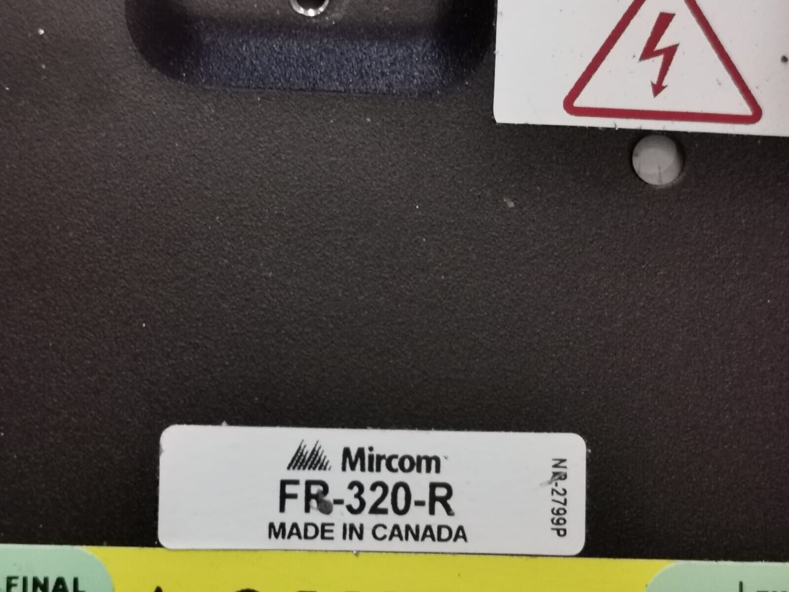 Mircom NP-6109 R.4 MIRCOM NP-6109 R.4 FIRE ALARM SUB-ASSEMBLY 3PBL /NP-7685 REV.01 8