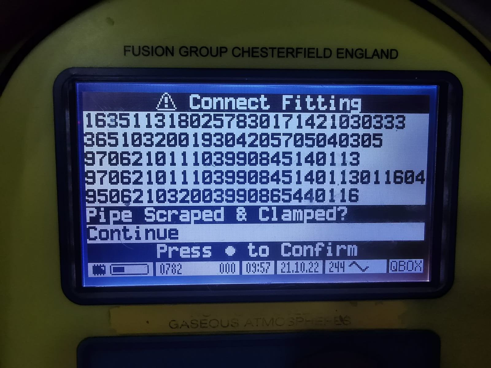 Fusion QBOX 230V BC FUSION QBOX 230V BC WELDER CONTROL UNIT 7