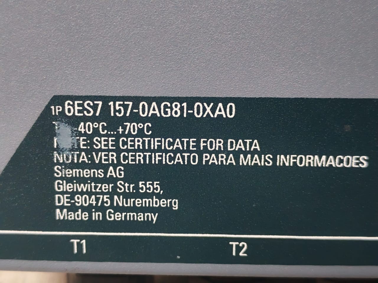 Siemens 6ES7 157-0AG81-0XA0 SIEMENS SIMATIC AFD4 6ES7 157-0AG81-0XA0 ACTIVE FIELD DISTRIBUTOR-TRIED & TESTED 7