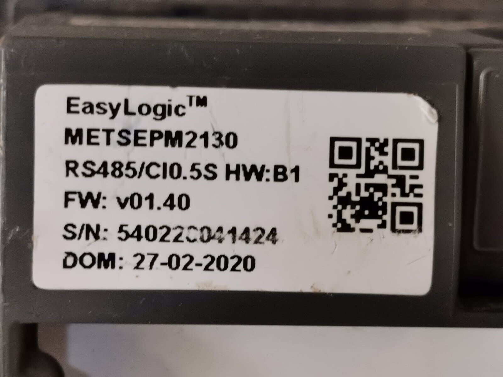Schneider Electric METSEPM2130 Schneider Electric EasyLogic PM2100 Power Meter METSEPM2130 (FW:v01.40, HW:B1) 2