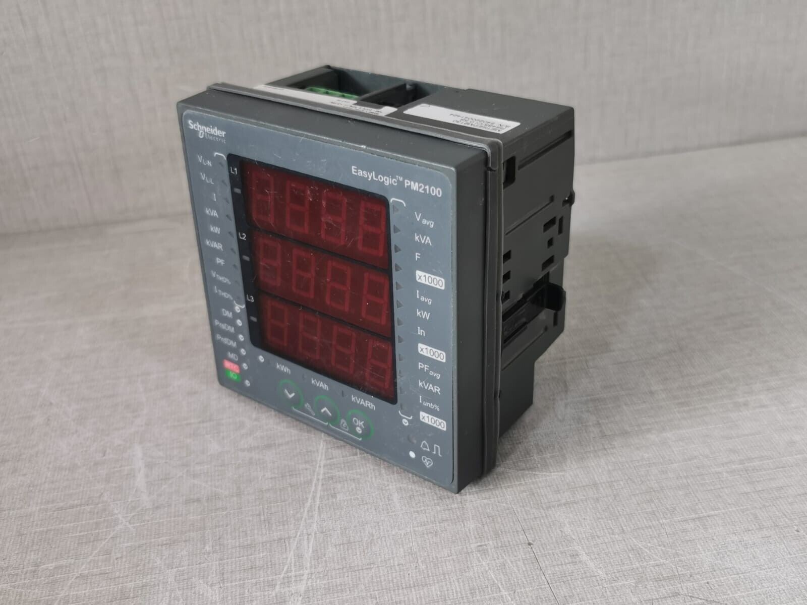 Schneider Electric METSEPM2130 Schneider Electric EasyLogic PM2100 Power Meter METSEPM2130 (FW:v01.40, HW:B1) 5