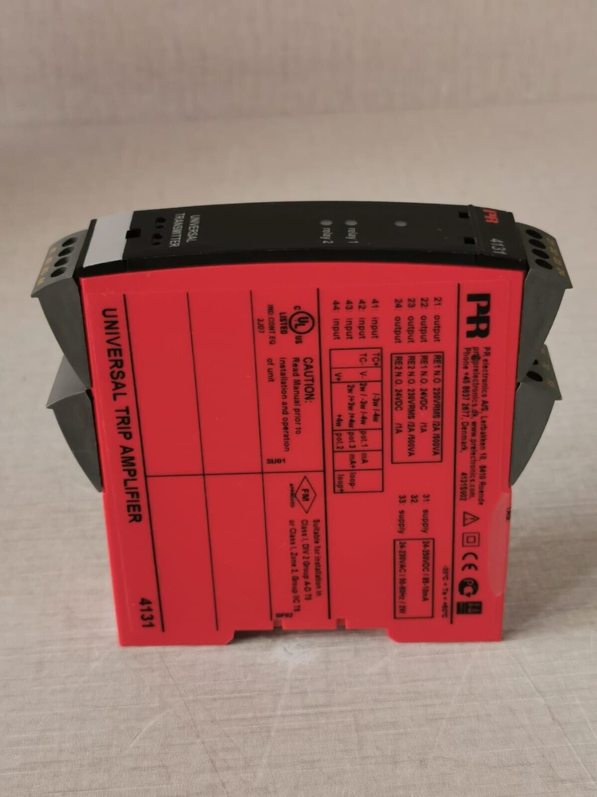 PR Electronics 4131 PR Electronics 4131 Universal Trip Amplifier 4
