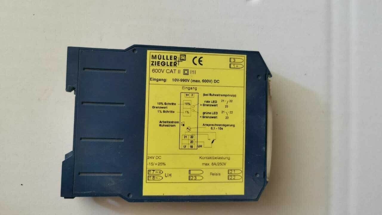 MULLER 600V CAT II PCS MULLER ZIEGLER 600V CAT II TRANSDUCER 2