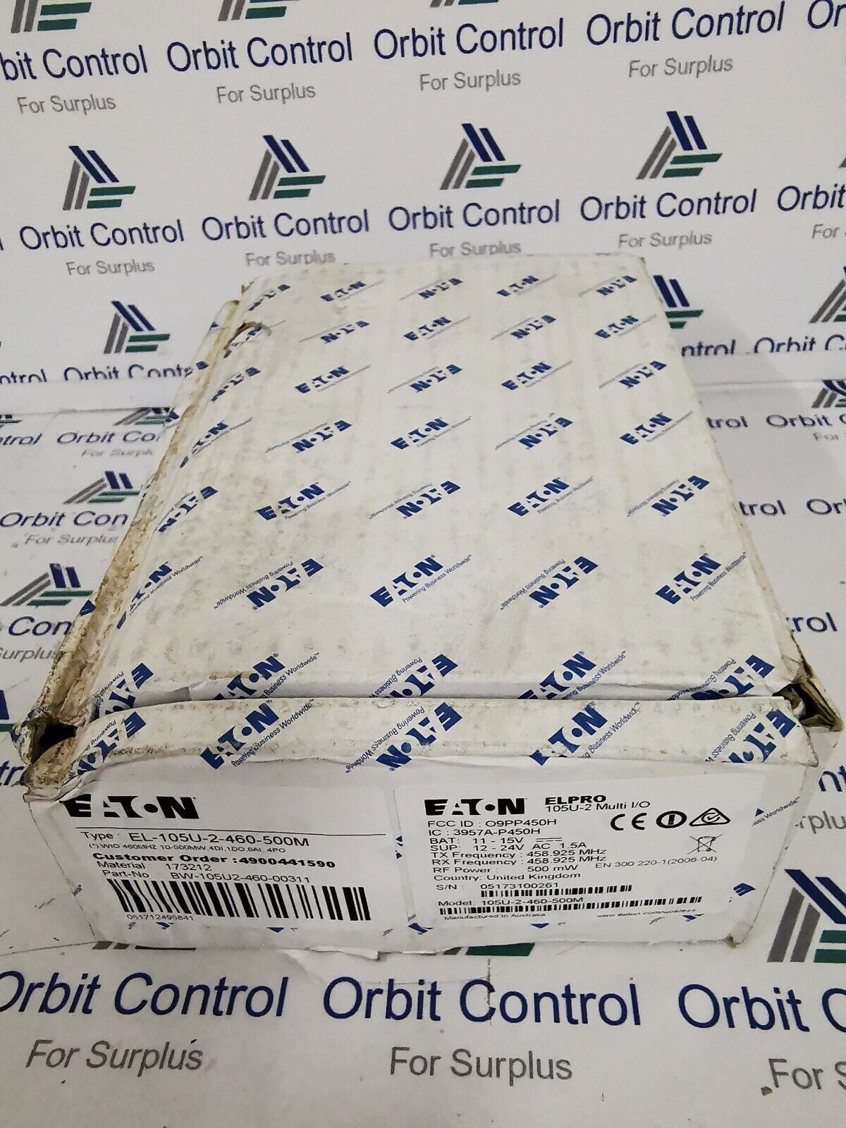 Eaton EL-105U-2-460-500M Eaton Elpro 105U-2 Multi I/O - / EL-105U-2-460-500M 9