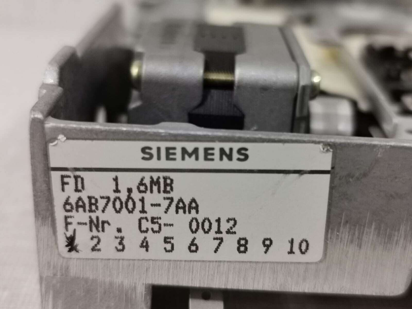 Siemens 6AB7001-7AA SIEMENS FD 1.6MB 6AB7001-7AA FDD FLOPPY DRIVE DISK 3
