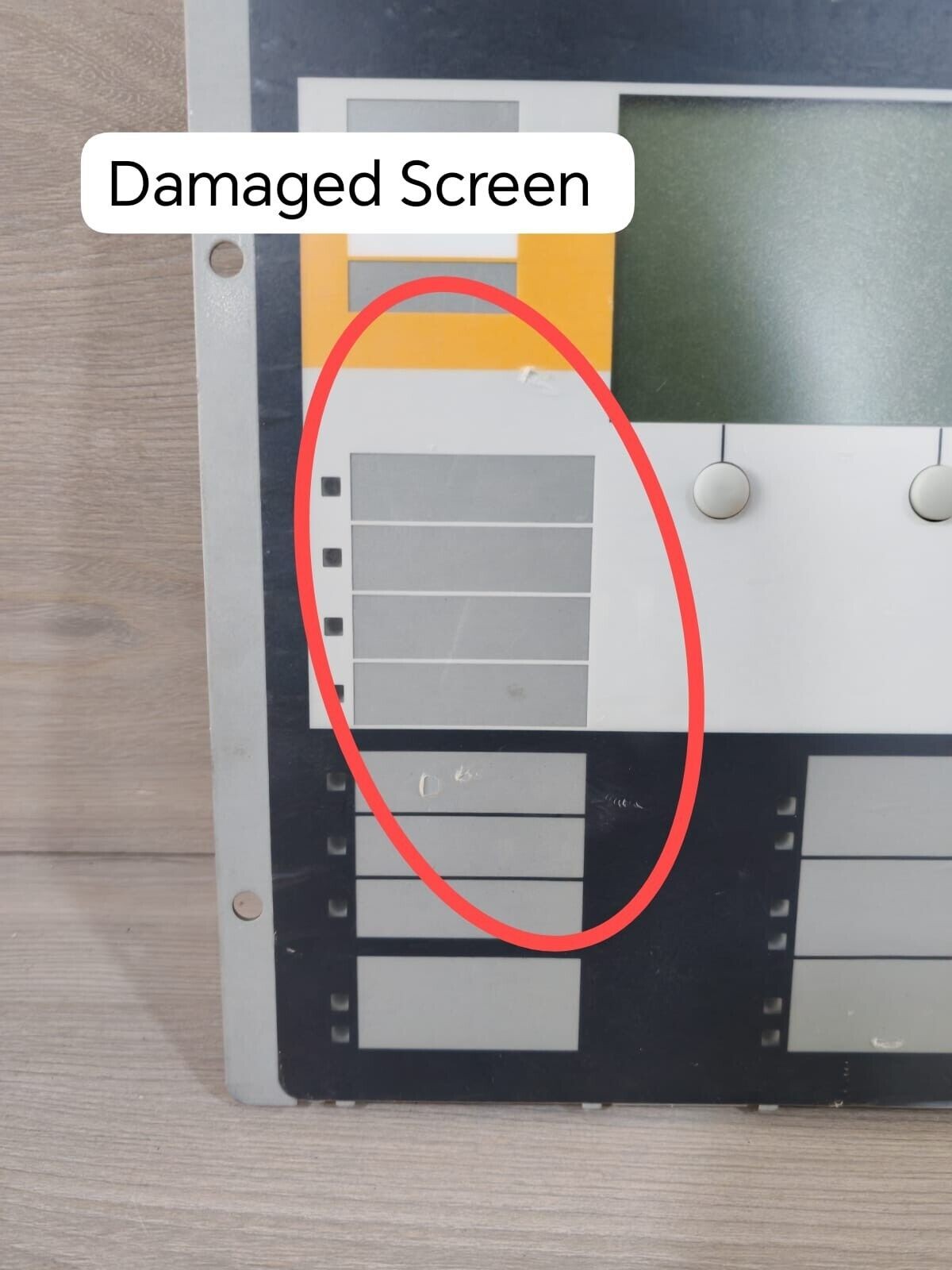 Siemens FCM2018-U3 SIEMENS FCM2018-U3 P/N S54400-C40-A2 FIRE ALARM OPERATOR INTERFACE PANEL 6