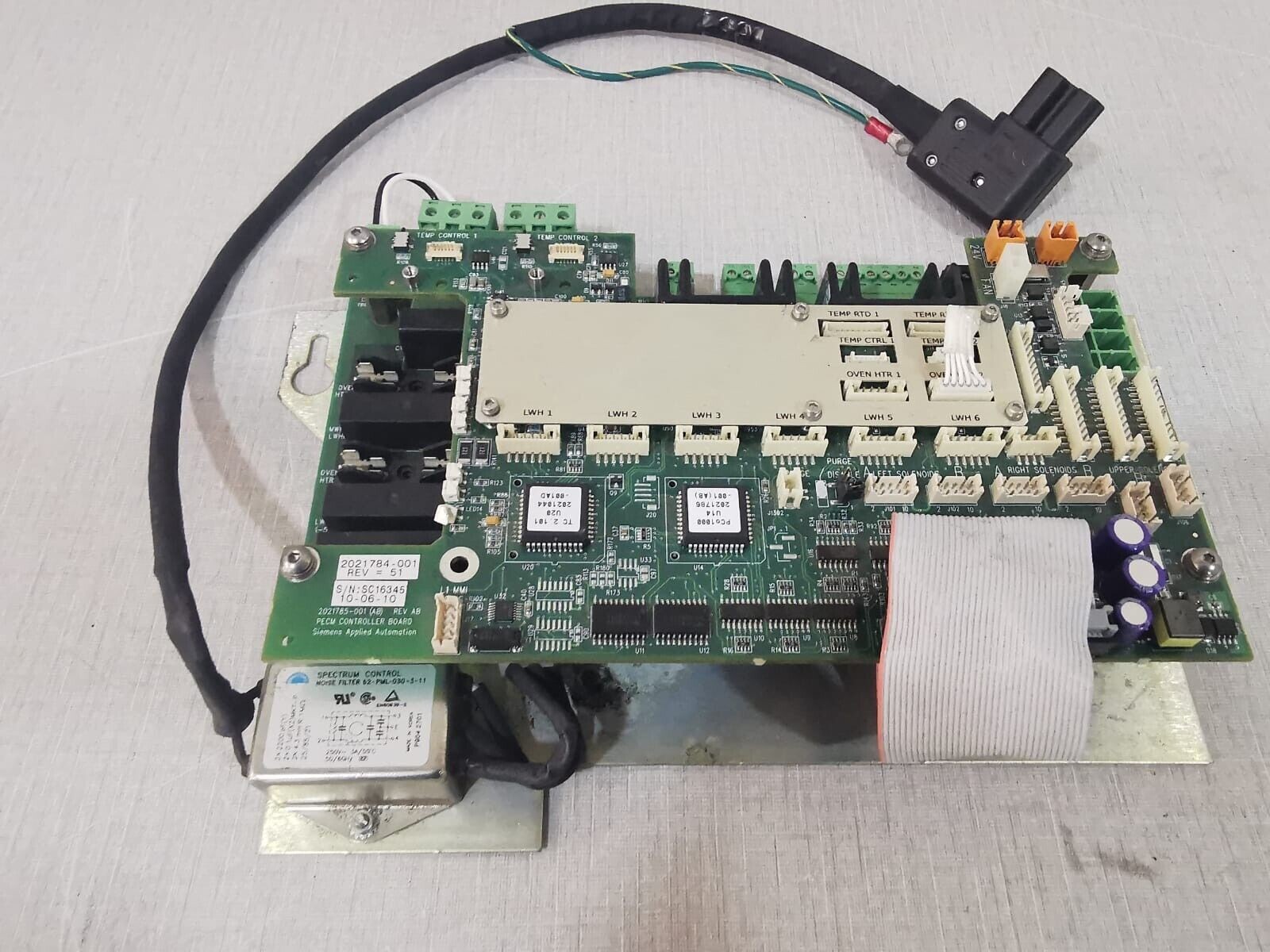 Siemens 2021785-001 REV AB Siemens 2021784-001 REV=51 PECM CONTROLLER BOARD 2021785-001 REV AB 1