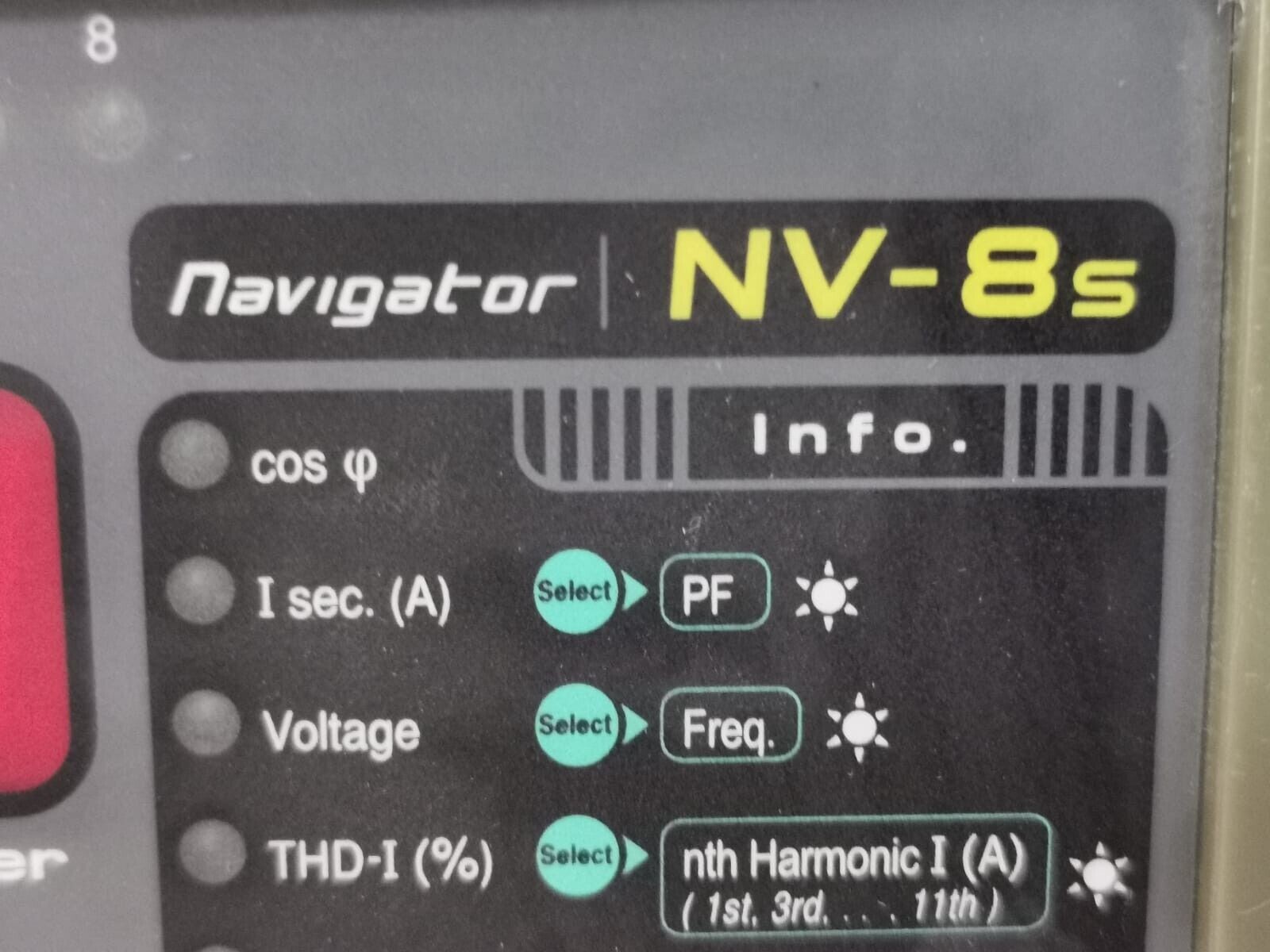 Delab NV-8S Delab NV-8S NAVIGATOR POWER FACTOR CONTROLLER-WITH PART 3