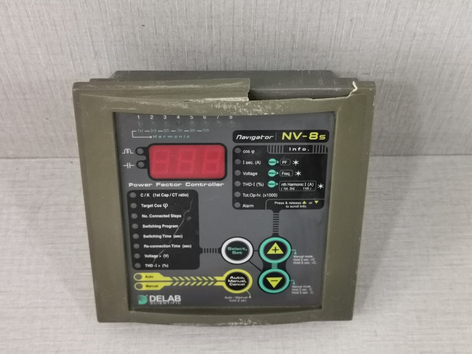 Delab NV-8S Delab NV-8S NAVIGATOR POWER FACTOR CONTROLLER-WITH PART 4