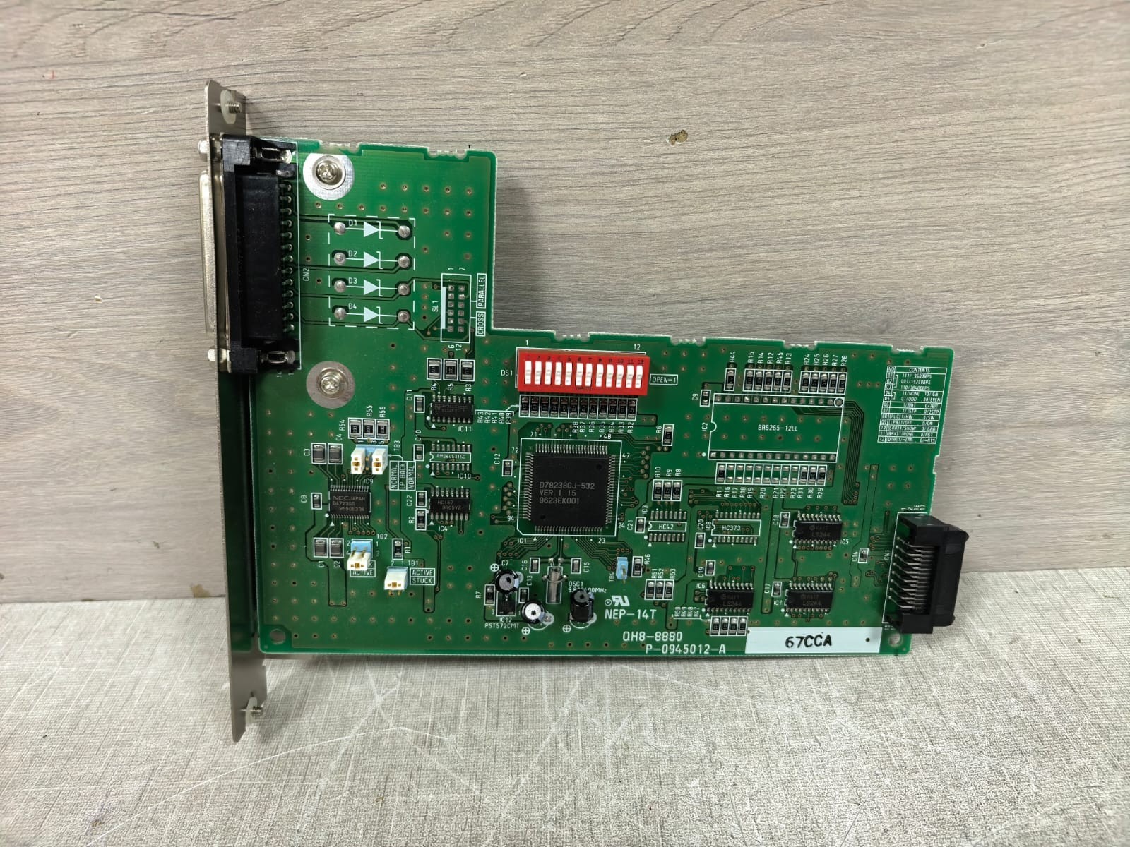 NEP-14T QH8-8880 P-0945012-A 67CCA NEP-14T QH8-8880 P-0945012-A 67CCA INDUSTRIAL CONTROL INTERFACE BOARD 10