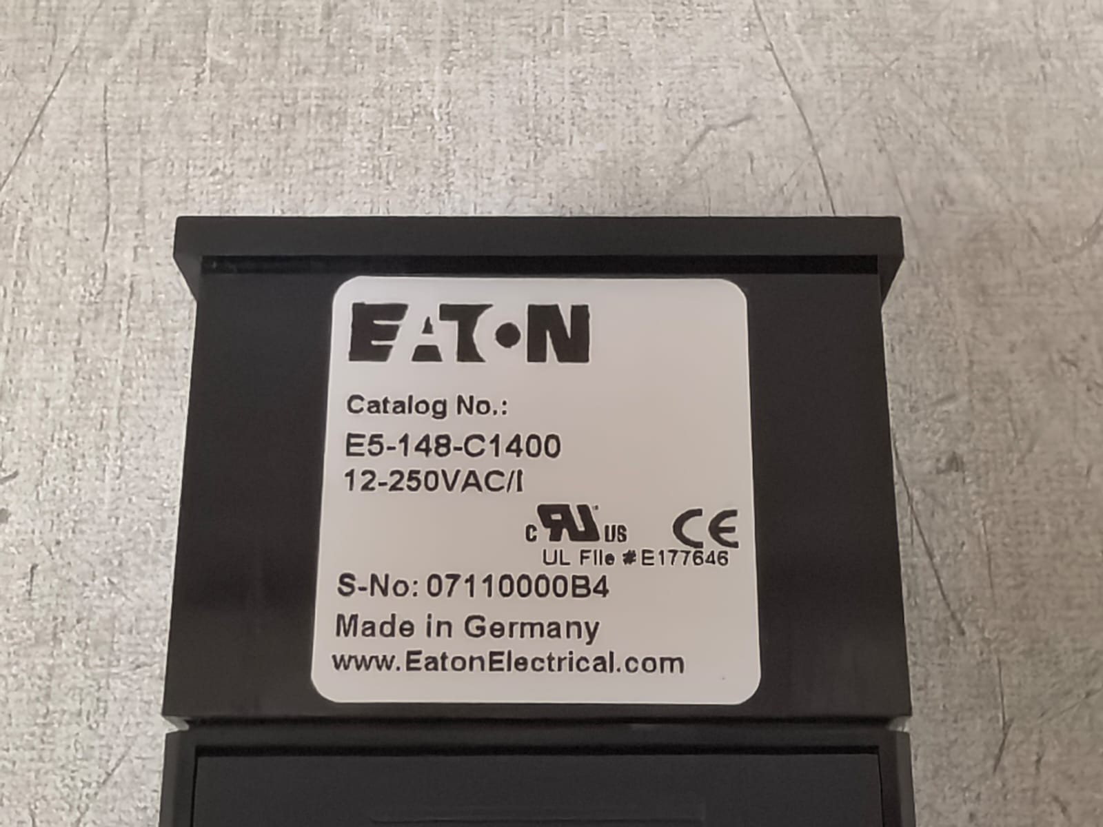 Eaton E5-148-C1400 EATON E5-148-C1400 DIGITAL ELECTRONIC PRESET COUNTER 12-250VAC 5