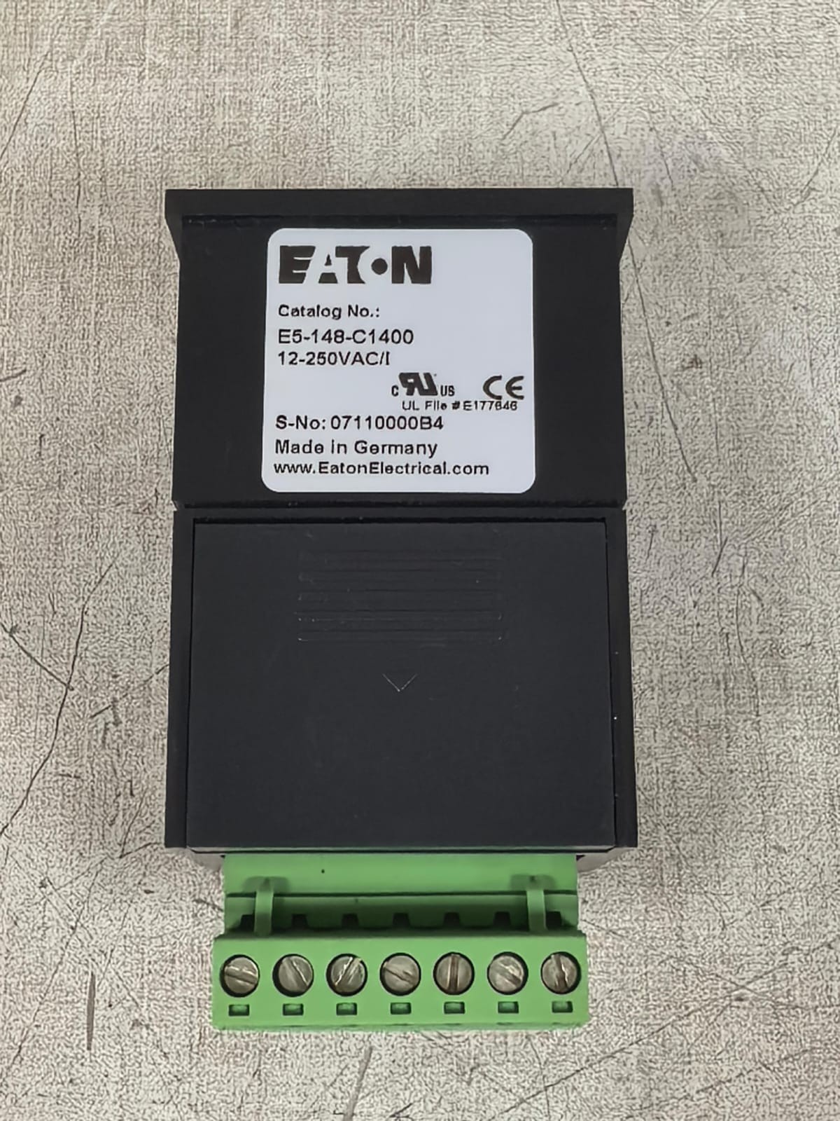 Eaton E5-148-C1400 EATON E5-148-C1400 DIGITAL ELECTRONIC PRESET COUNTER 12-250VAC 6