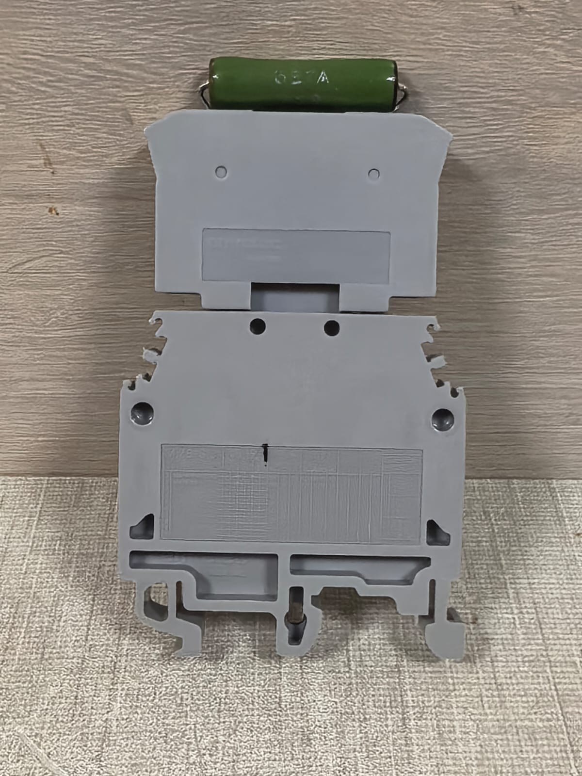 Entrelec M/8-S ENTRELEC M/8-S DIN-RAIL DISCONNECTION TERMINAL BLOCK W/ RESISTOR 3
