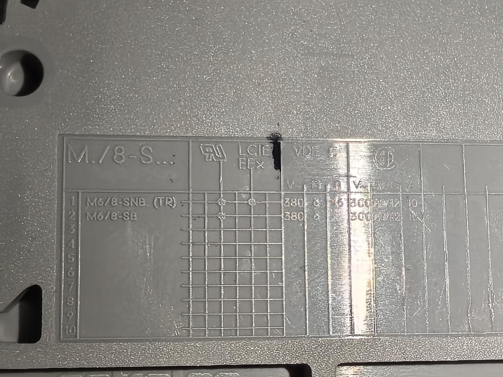 Entrelec M/8-S ENTRELEC M/8-S DIN-RAIL DISCONNECTION TERMINAL BLOCK W/ RESISTOR 7