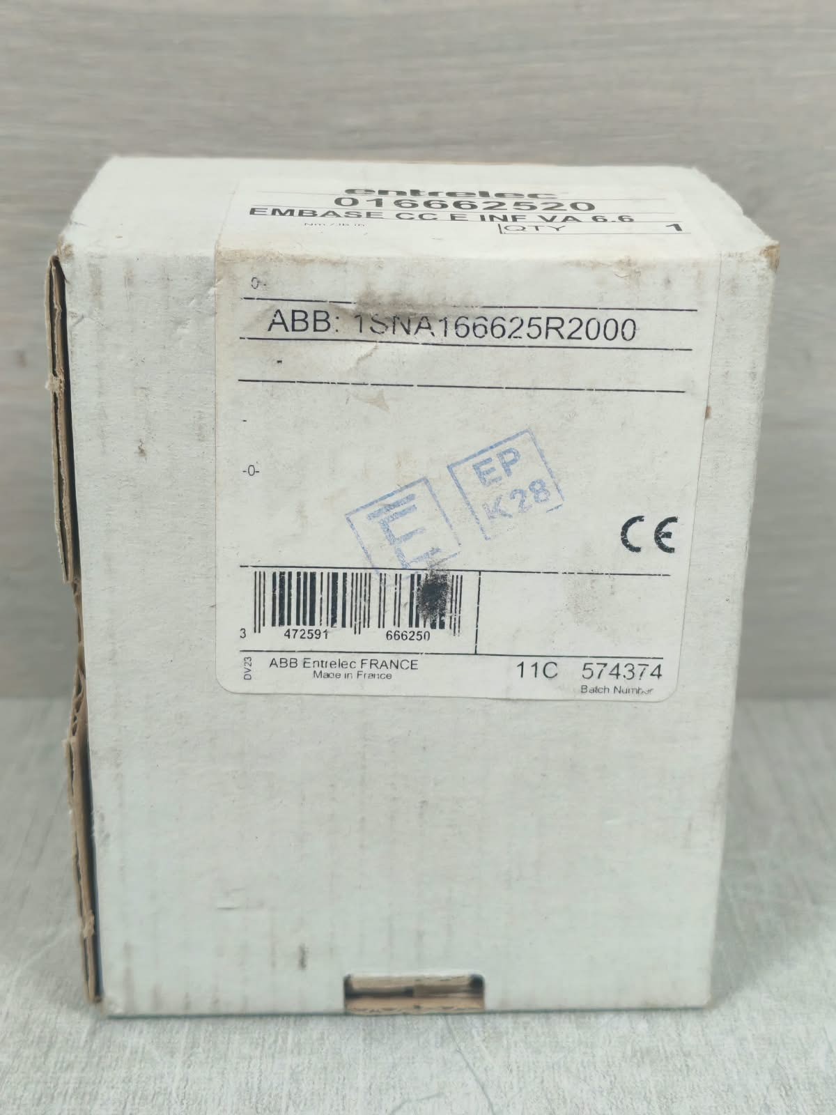 ABB ENTRELEC 1SNA166625R2000 CC-E-VA-6.6 ABB ENTRELEC 1SNA166625R2000 CC-E-VA-6.6 ESSAILEC CURRENT TEST BLOCK 10