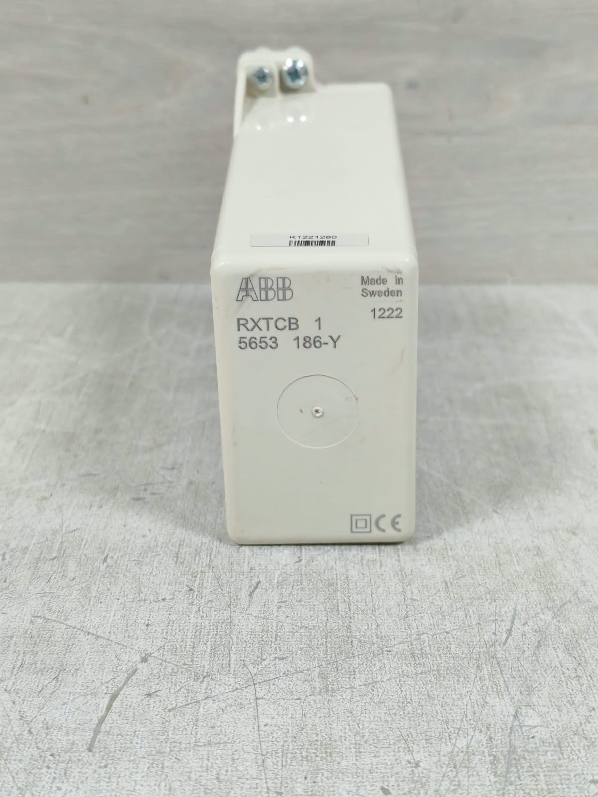 ABB RXTCB 1 5653 186-Y ABB RXTCB 1 5653 186-Y COMBIFLEX CAPACITOR RELAY 3