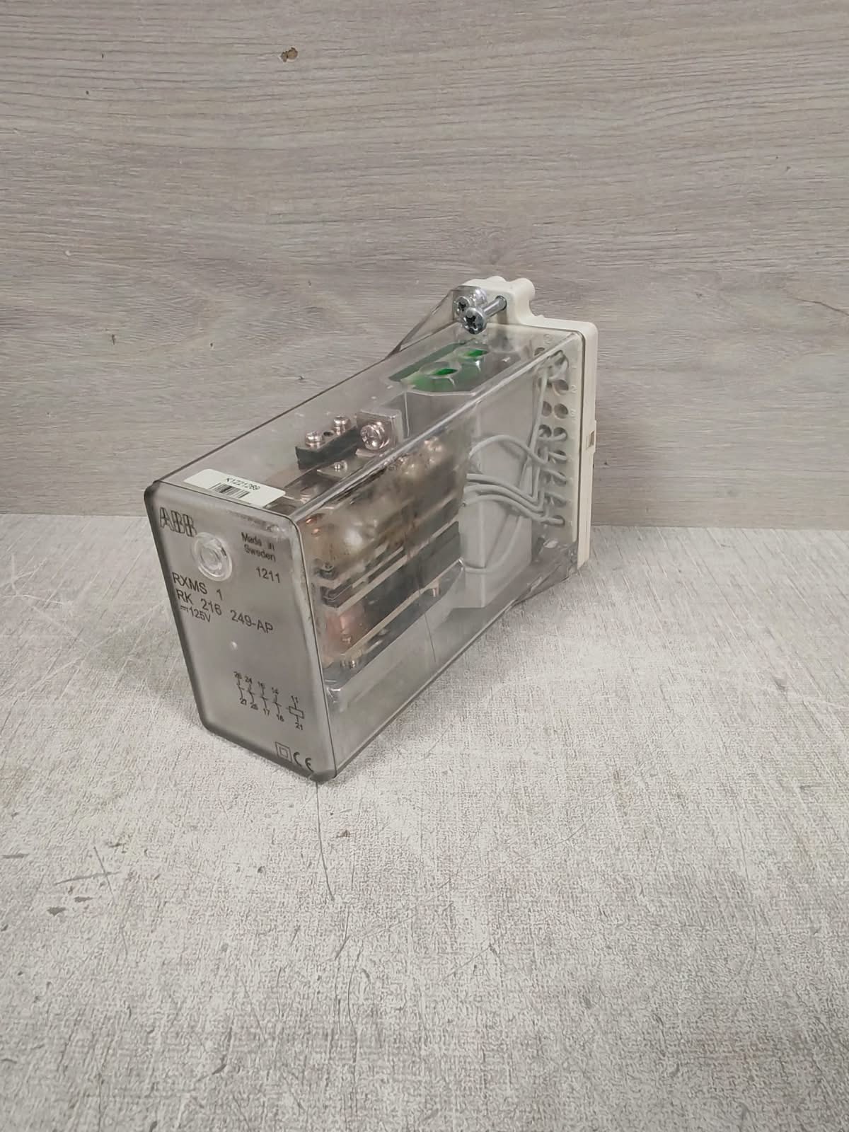 ABB RXMS 1 RK 216 249-AP ABB RXMS 1 RK 216 249-AP RELAY 125V 2