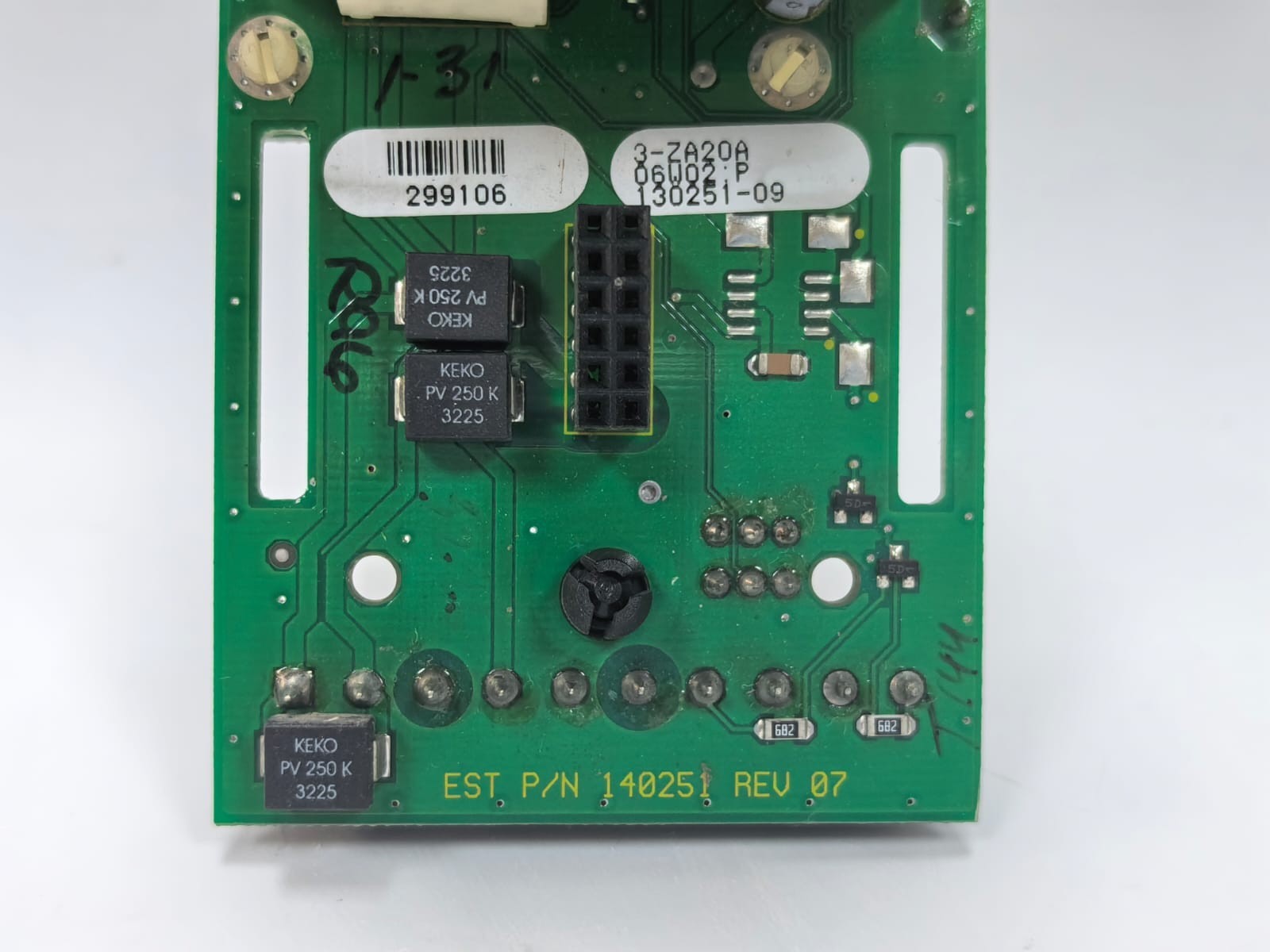Edwards 140251 EST EDWARDS 3-ZA20A AUDIO AMPLIFIER MODULE FIRE ALARM 140251 REV.07 4