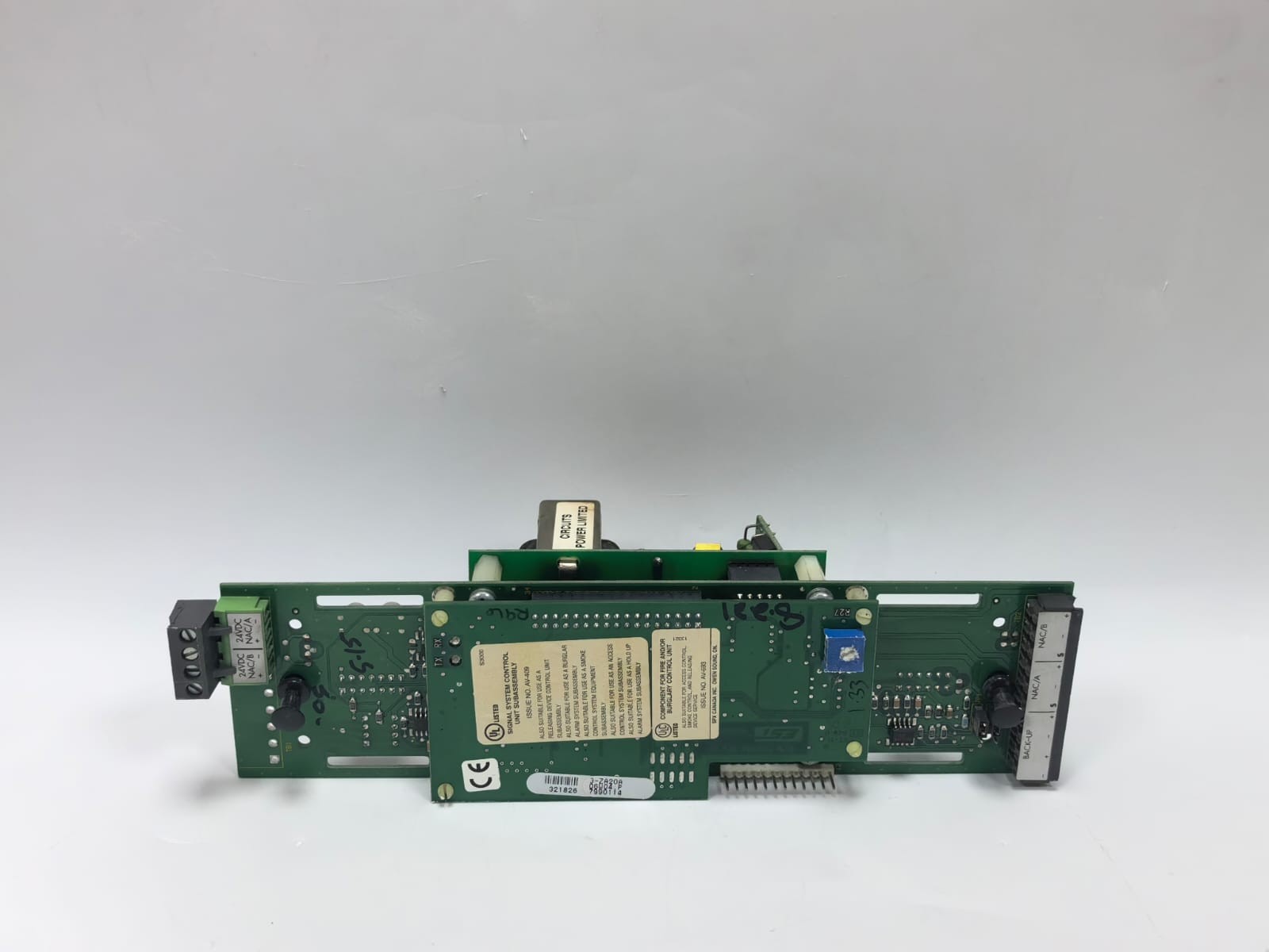 Edwards 140251 EST EDWARDS 3-ZA20A AUDIO AMPLIFIER MODULE FIRE ALARM 140251 REV.07 6
