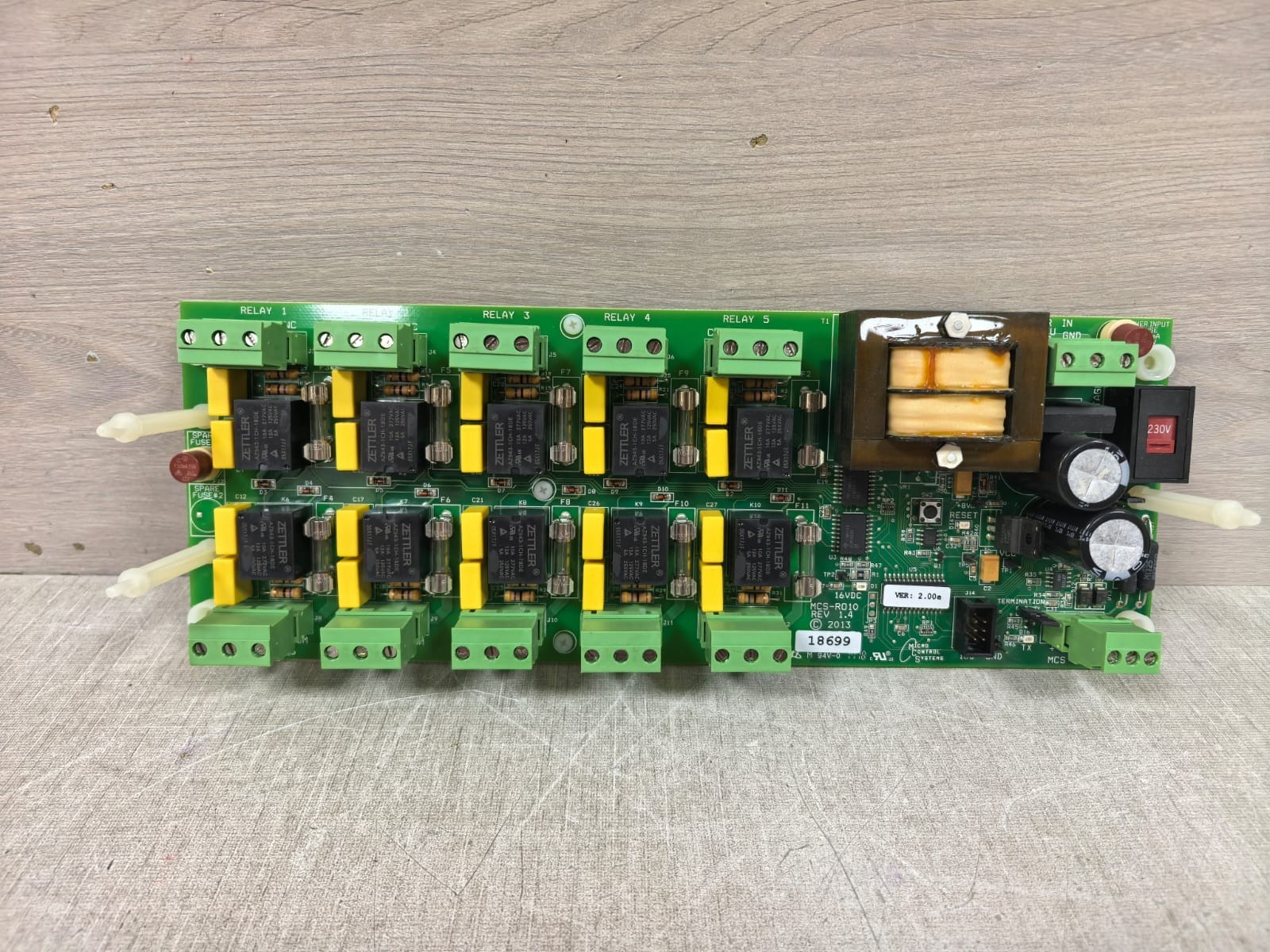 MCS MCS-R010 REV 1.4 MICRO CONTROL SYSTEMS MCS-R010 REV 1.4 CIRCUIT BOARD 1