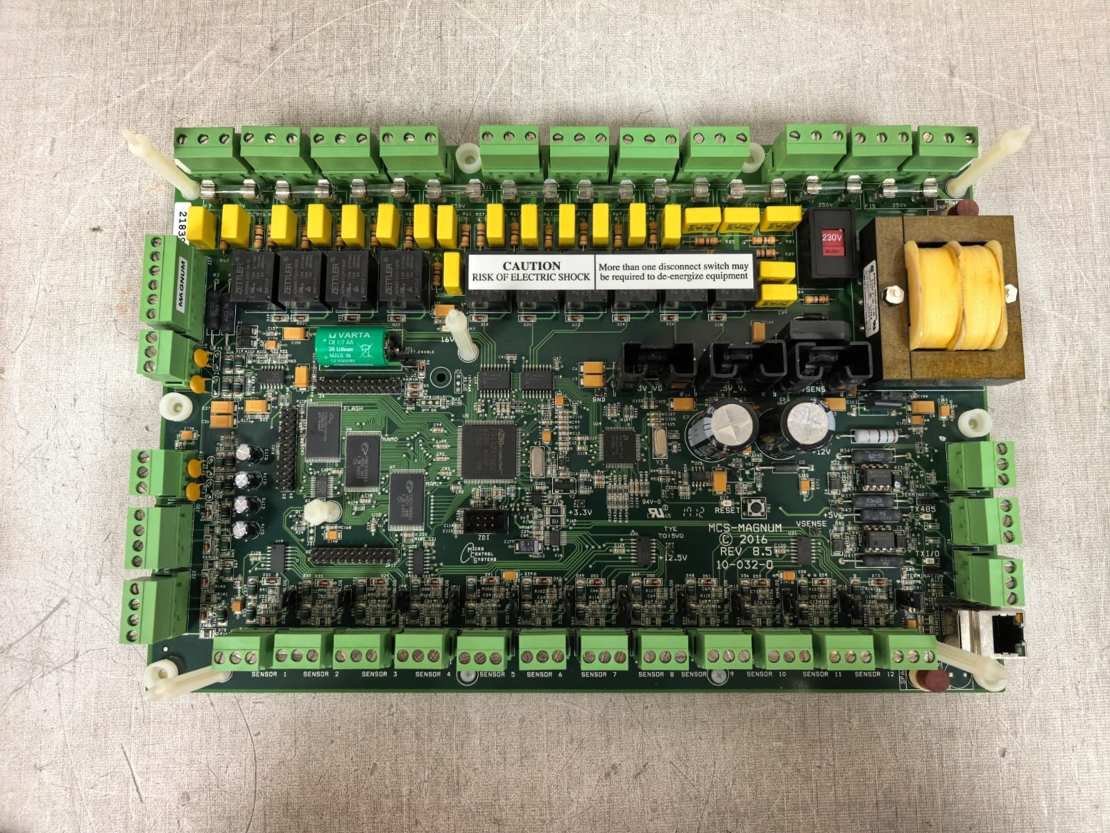MCS MCS-MAGNUM REV 8.5 MICRO CONTROL SYSTEMS MCS-MAGNUM REV 8.5 CONTROL BOARD 8