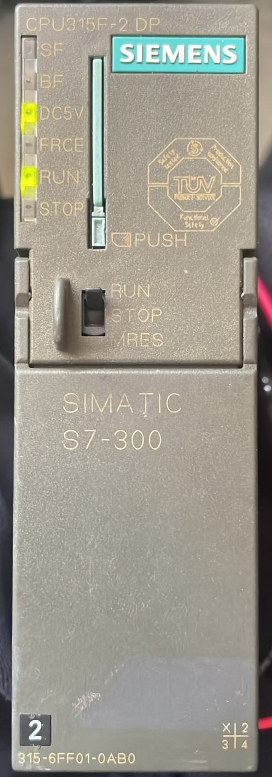 Siemens 6ES7 315-6FF01-0AB0 SIEMENS SIMATIC S7-300 6ES7 315-6FF01-0AB0 E STAND 1 CENTRAL CPU 1