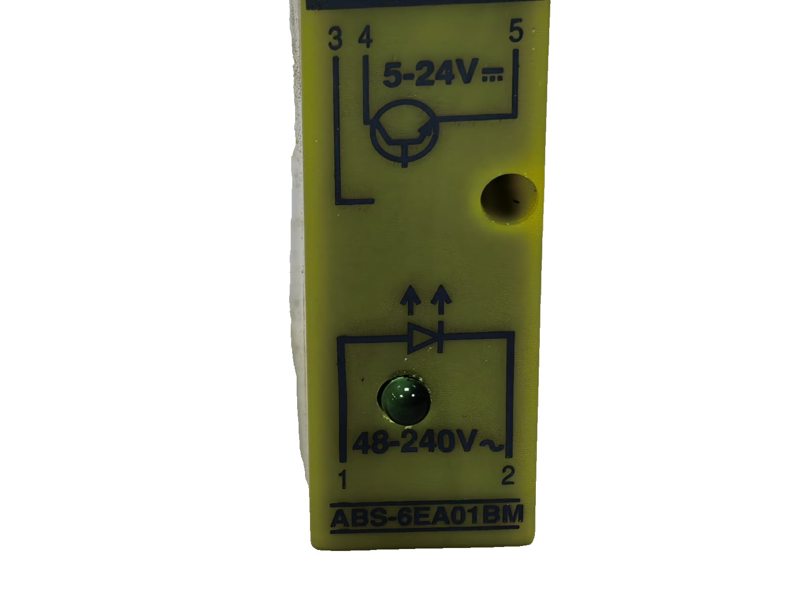 Telemecanique ABS-6EA01BM TELEMECANIQUE ABS-6EA01BM STATIC INTERFACE SOLID STATE RELAY 5-24VDC PCS 3