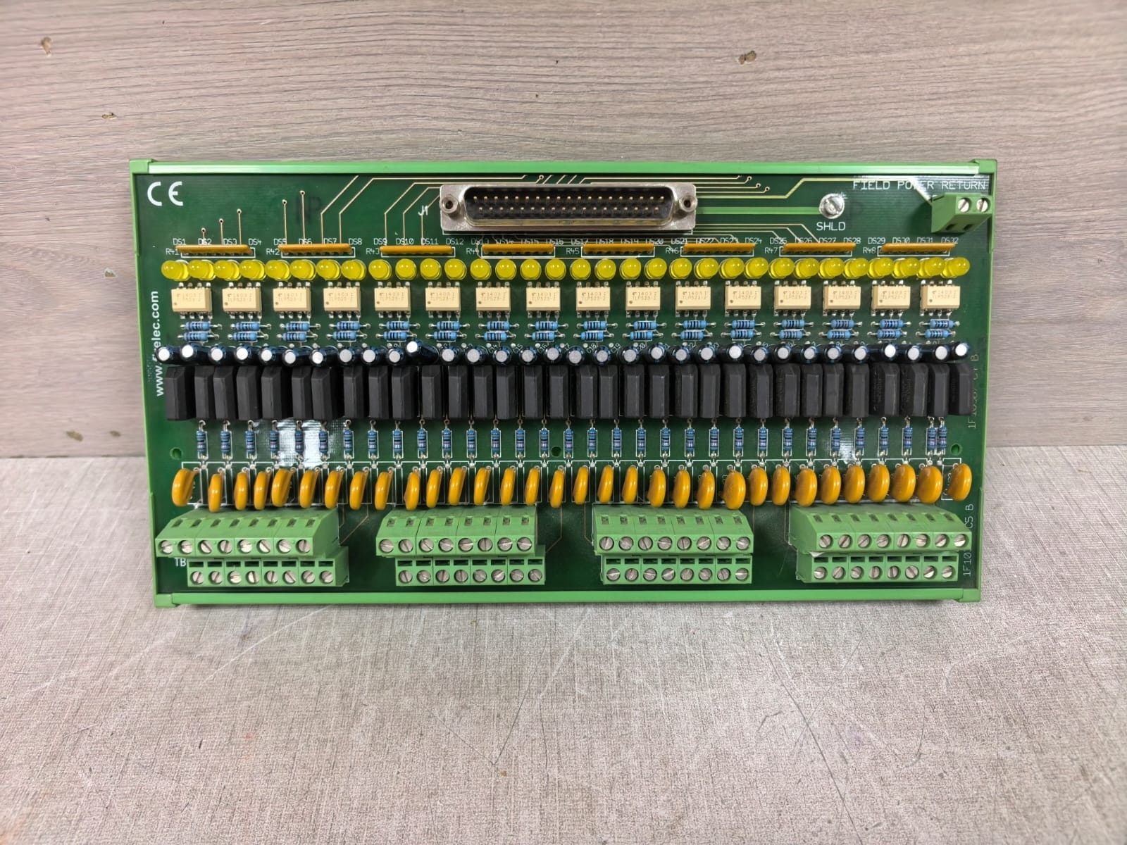 FIRELEC 1F10387 / 1F10389 REV FC FIRELEC INT-DI32-ISO48AC-ST 1F10387 / 1F10389 REV FC INDUSTRIAL INTERFACE BOARD 1