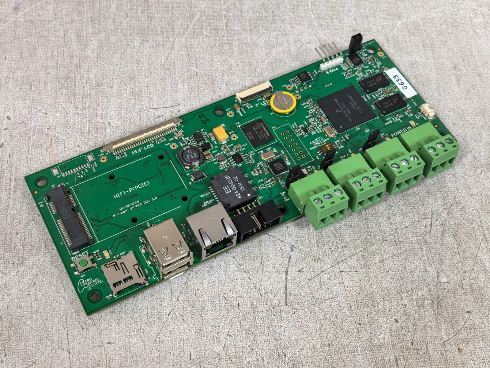 MICRO CONTROL SYSTEMS 6X-MCS REV 3.0 MICRO CONTROL SYSTEMS 6X-MCS REV 3.0 CIRCUIT BOARD 5