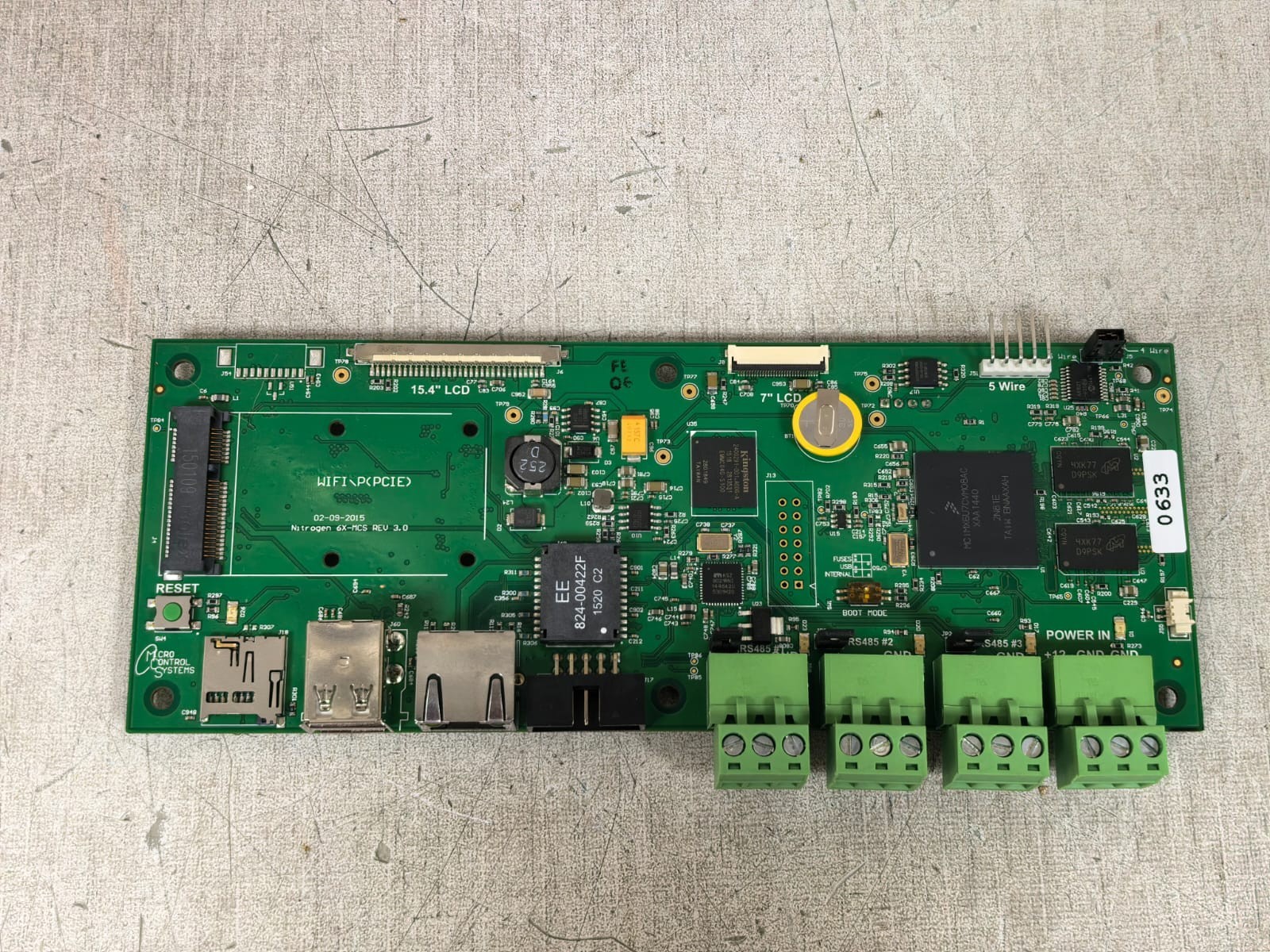 MICRO CONTROL SYSTEMS 6X-MCS REV 3.0 MICRO CONTROL SYSTEMS 6X-MCS REV 3.0 CIRCUIT BOARD 1