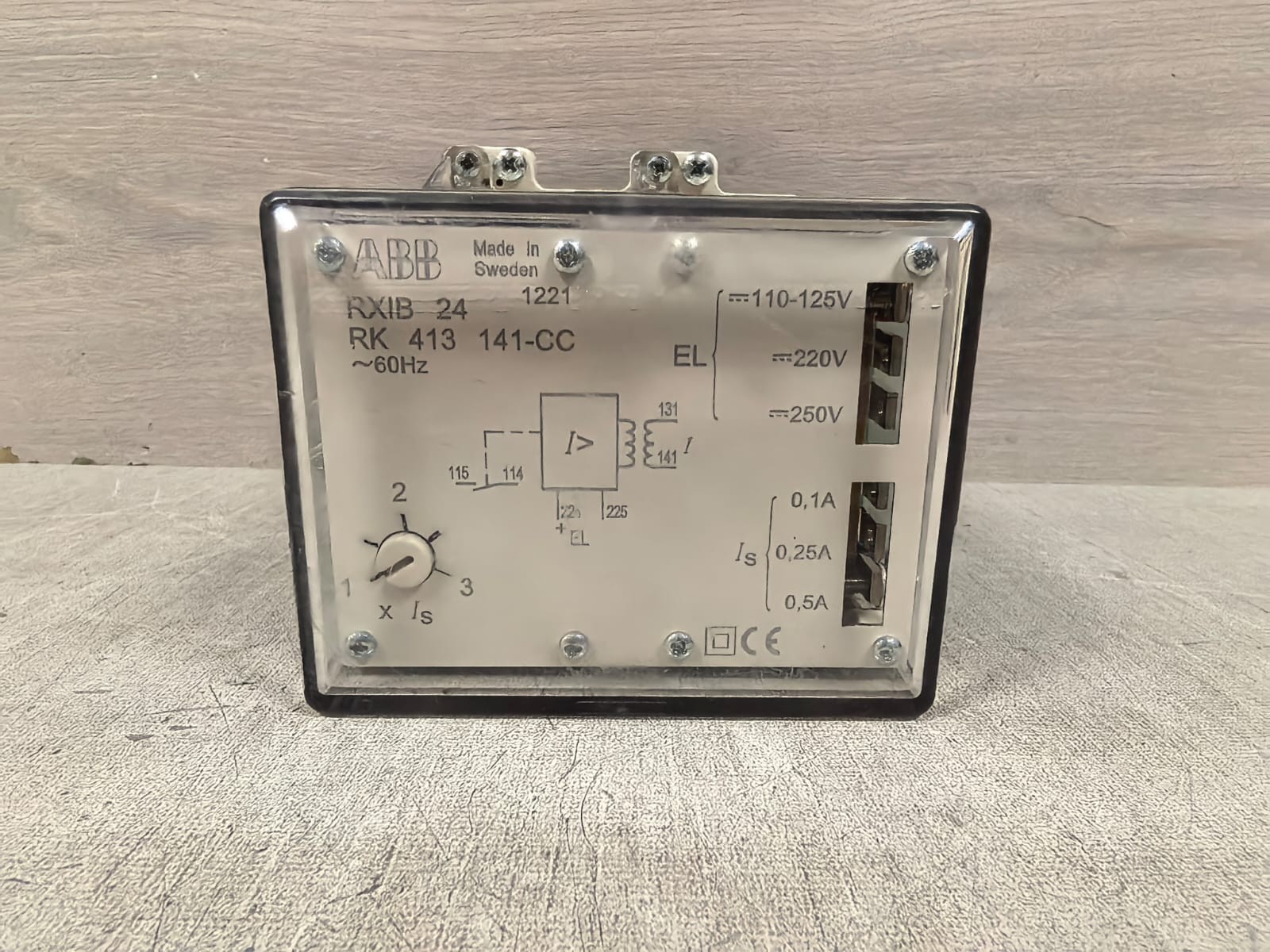 ABB RXIB 24 RK 413 141-CC ABB RXIB 24 RK 413 141-CC RELAY 60HZ 1