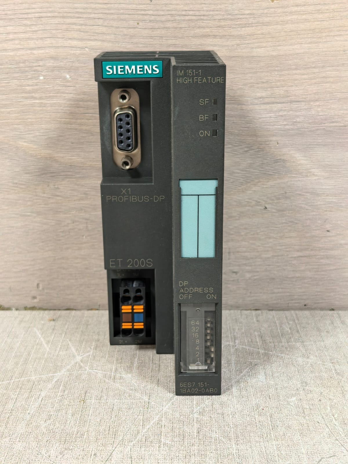 Siemens 6ES7 151-1BA02-0AB0 SIEMENS SIMATIC S7 ET200S 6ES7 151-1BA02-0AB0 INTERFACE MODULE 2