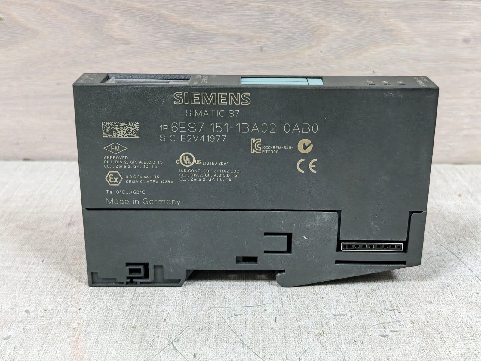 Siemens 6ES7 151-1BA02-0AB0 SIEMENS SIMATIC S7 ET200S 6ES7 151-1BA02-0AB0 INTERFACE MODULE 9