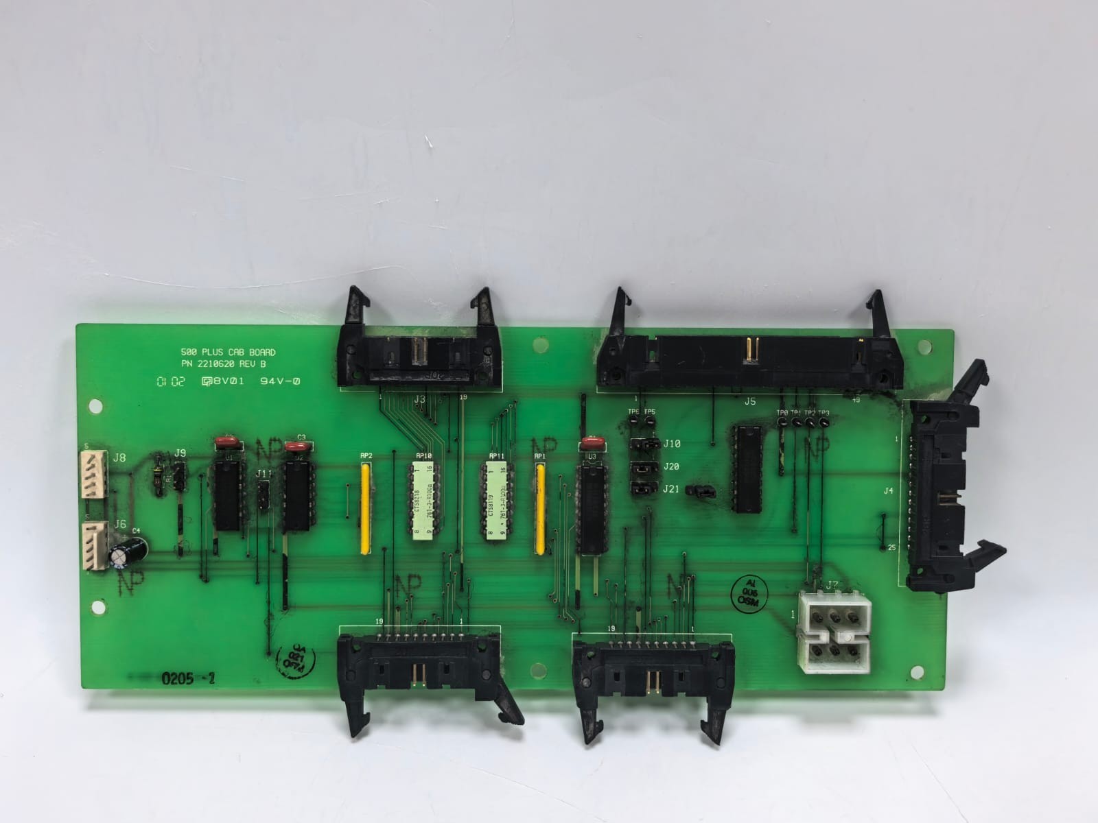 RAPISCAN 2210620 RAPISCAN 2210620 REV.B 500 PLUS CAB BOARD 1