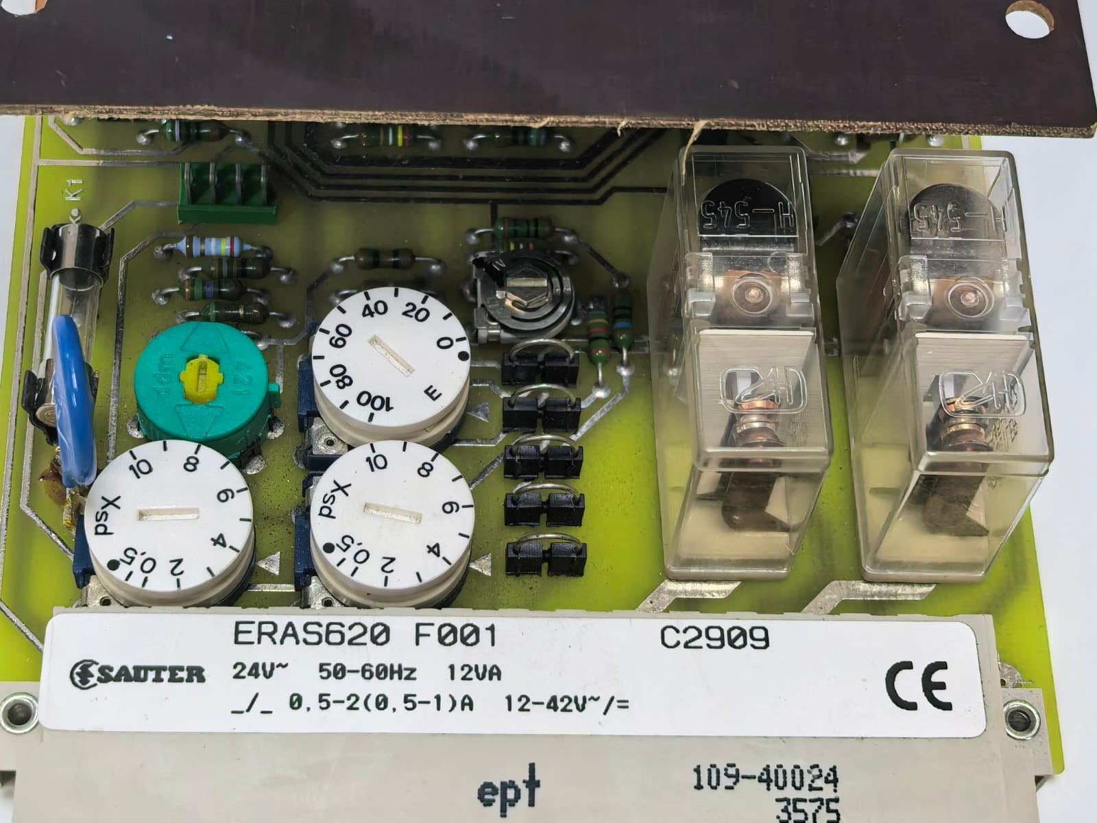 SAUTER ERAS620 F001 SAUTER ERAS620 F001 HVAC CONTROLLER REGULATOR MODULE FLEXOTRON 2000 7
