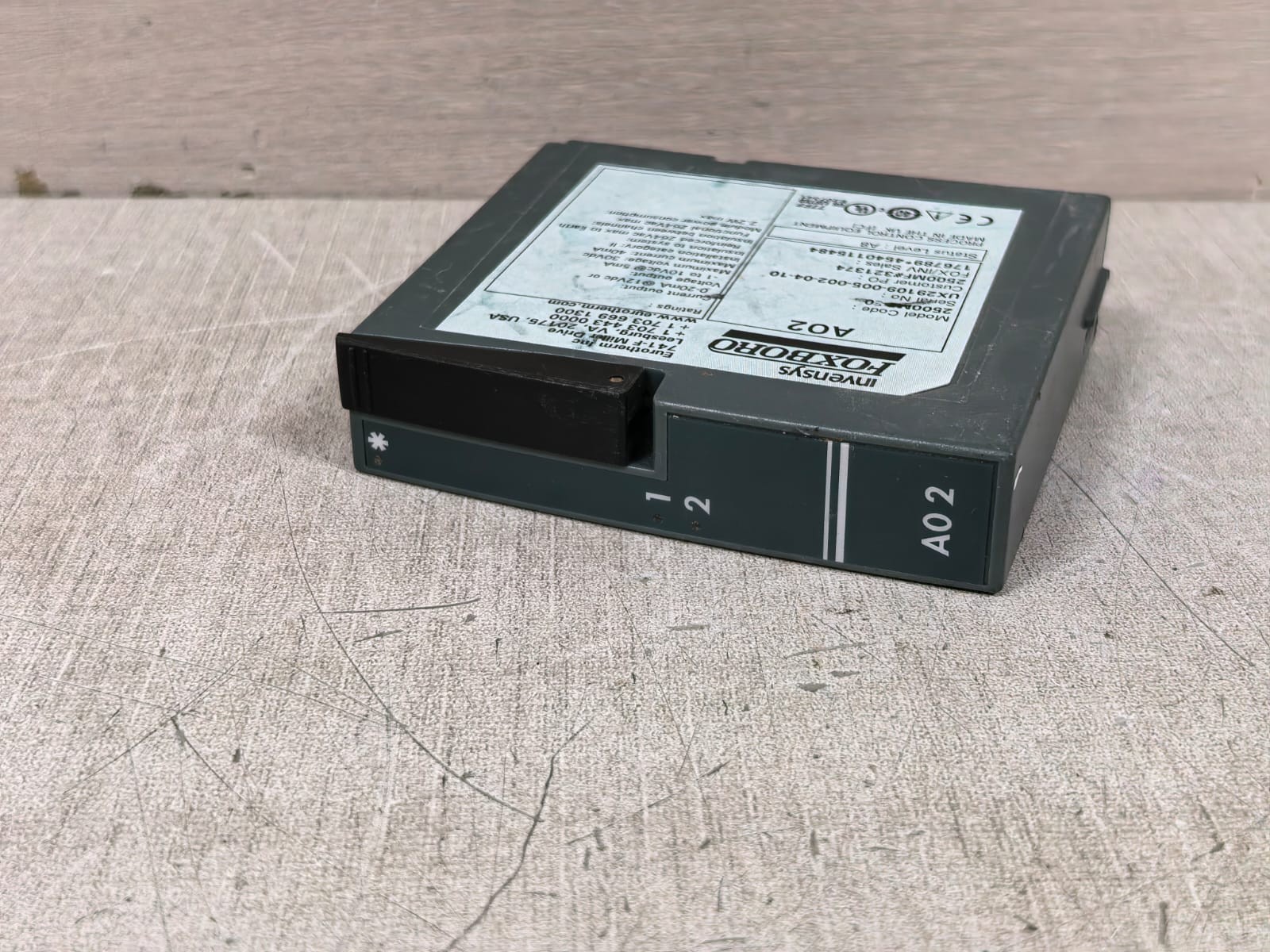 INVENSYS FOXBORO AO2 INVENSYS FOXBORO AO2 MODULE 3